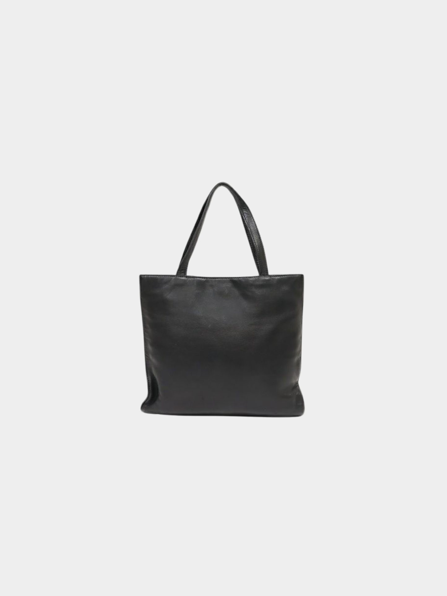 Loewe 2000s Black Nappa Leather Anagram Handbag