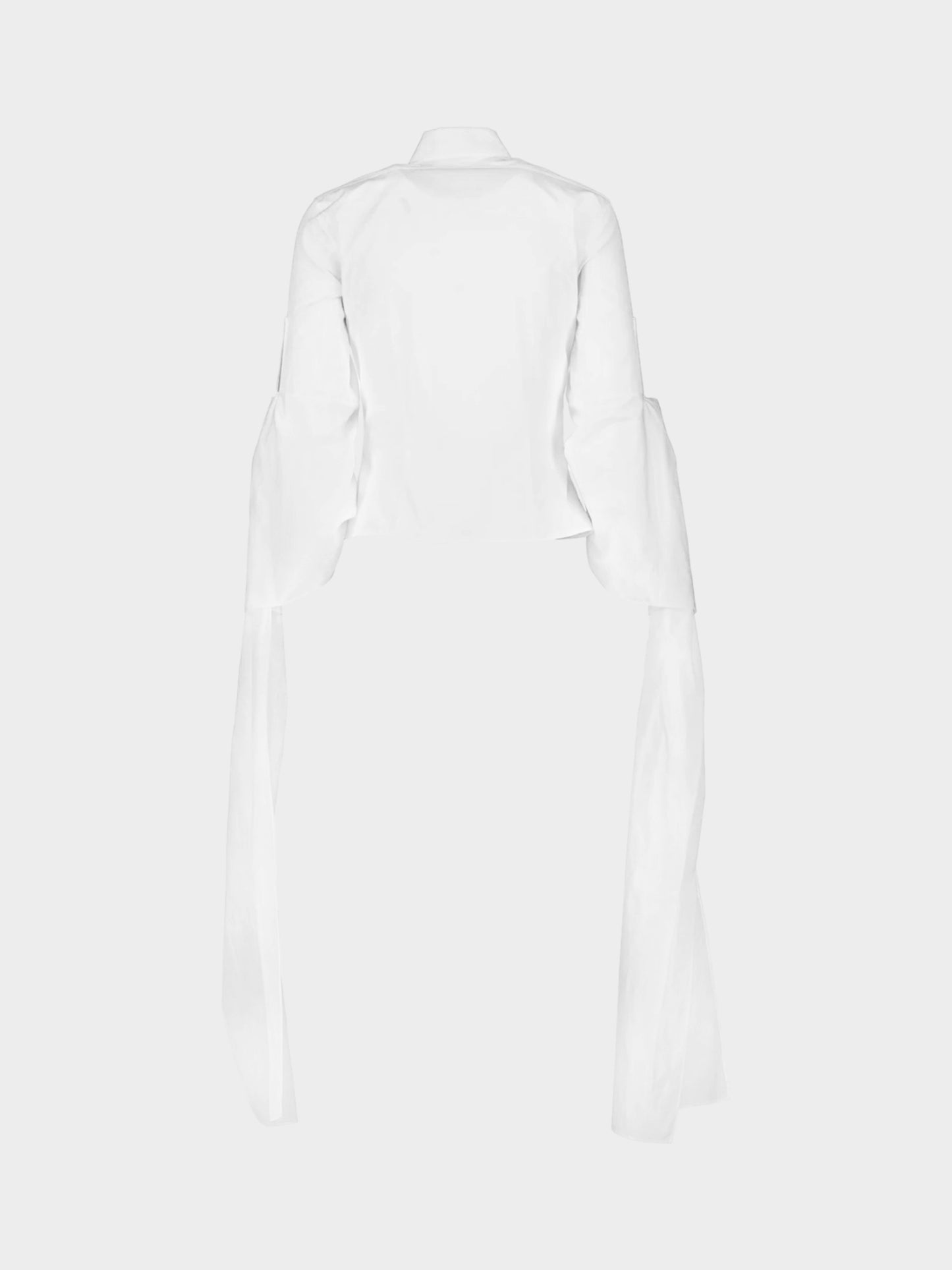 Jean Paul Gaultier 2000s White Long Sleeved Cotton Shirt
