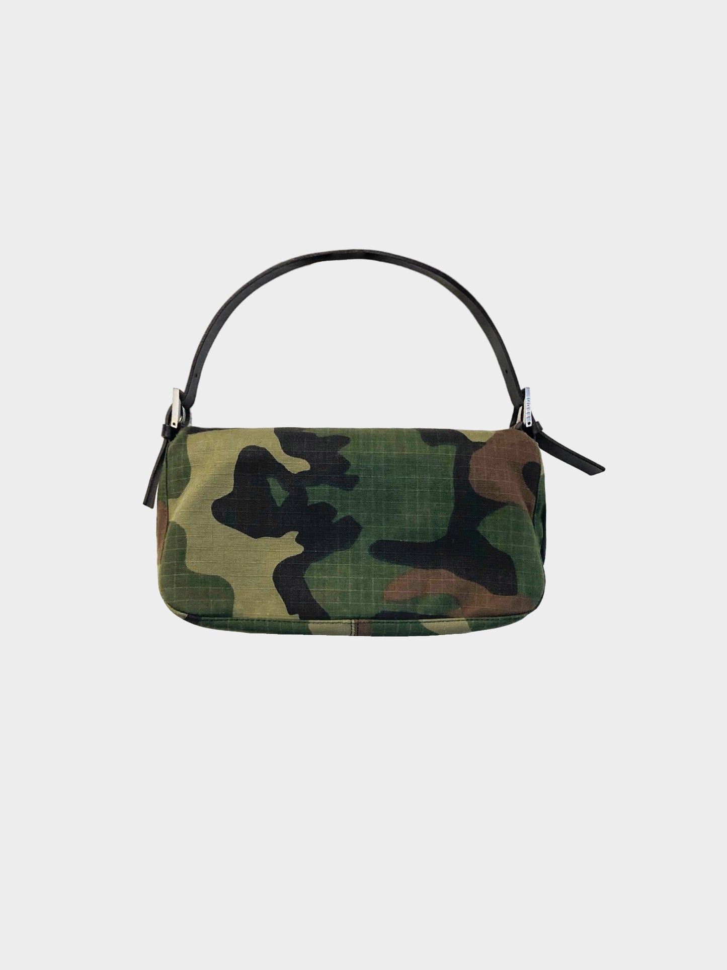 Fendi 2000s Rare Camouflage Baguette Bag