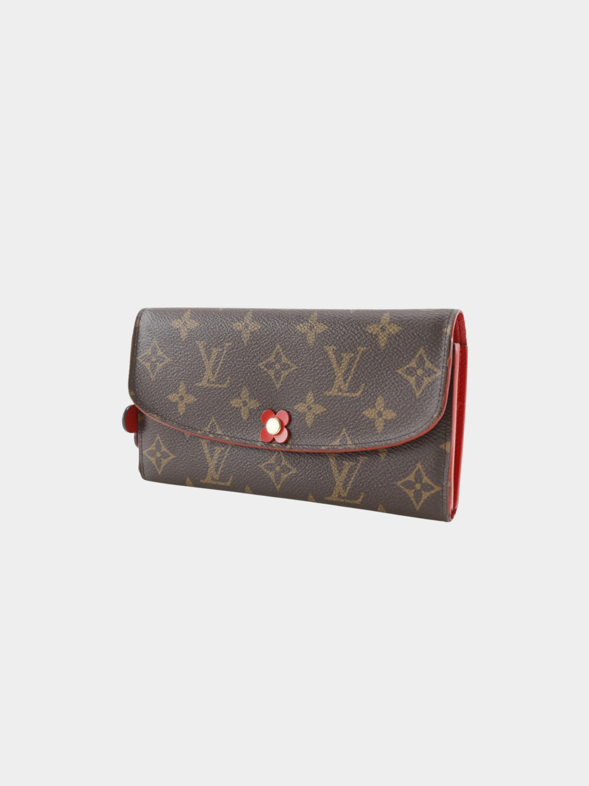 Louis Vuitton 2018 Brown Monogram Canvas Portefeuille Emily Wallet