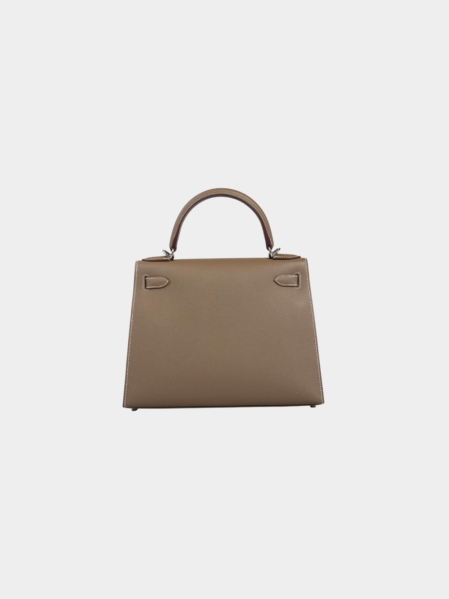 Hermès 2020s Gray Epsom Kelly 28 Sellier Bag
