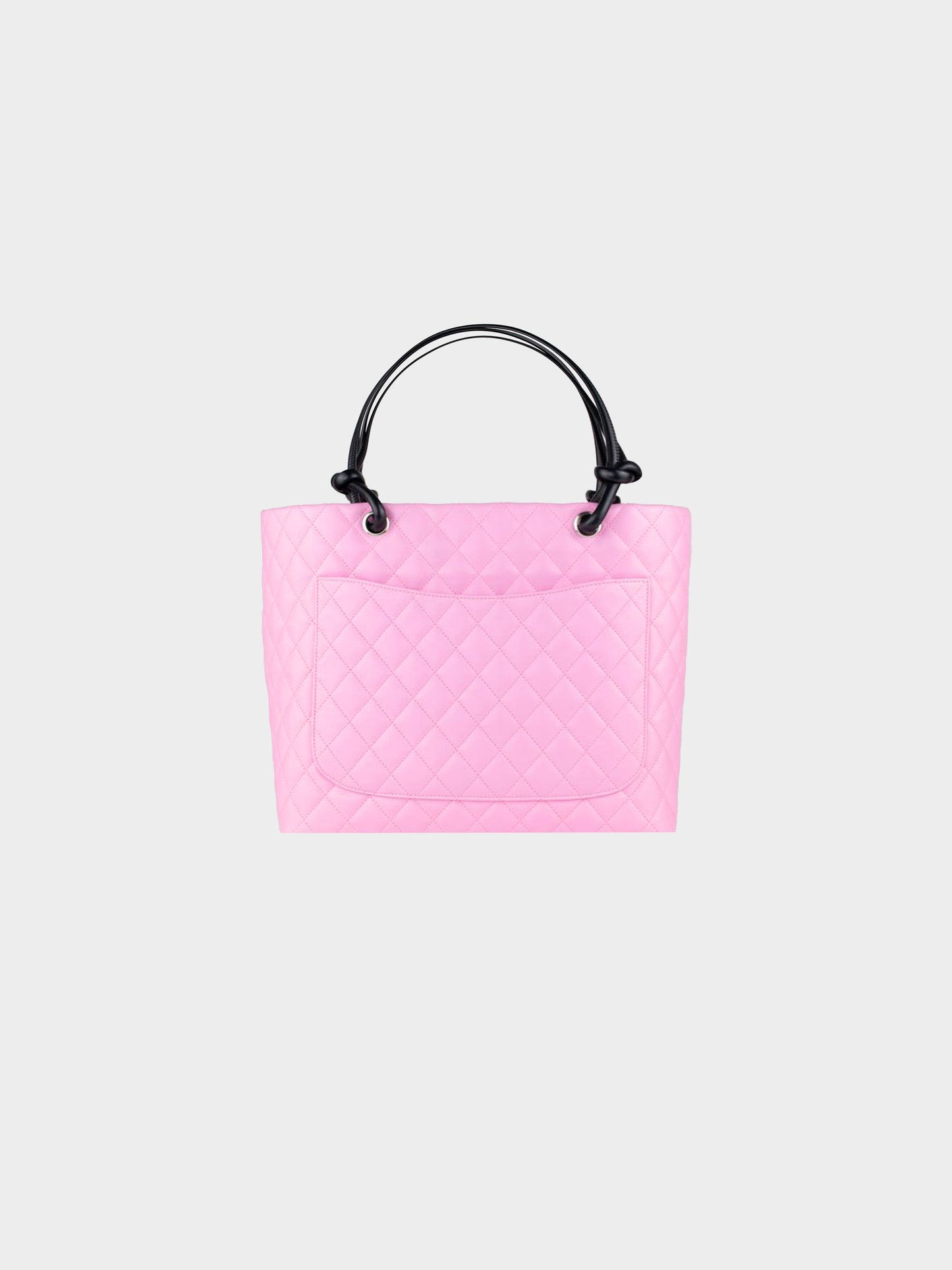Chanel SS 2004 Pink Cambon Logo Tote