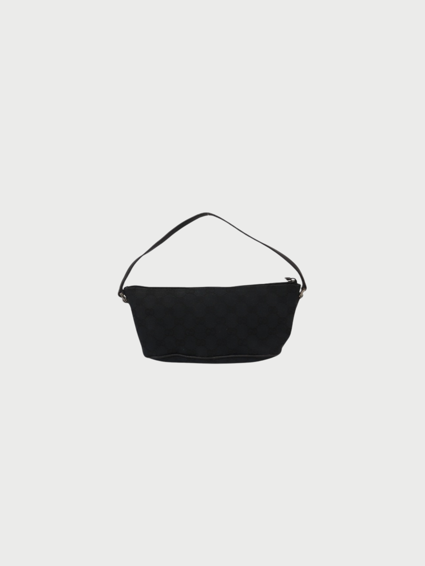 Gucci 2000s Black GG Canvas Mini Handbag