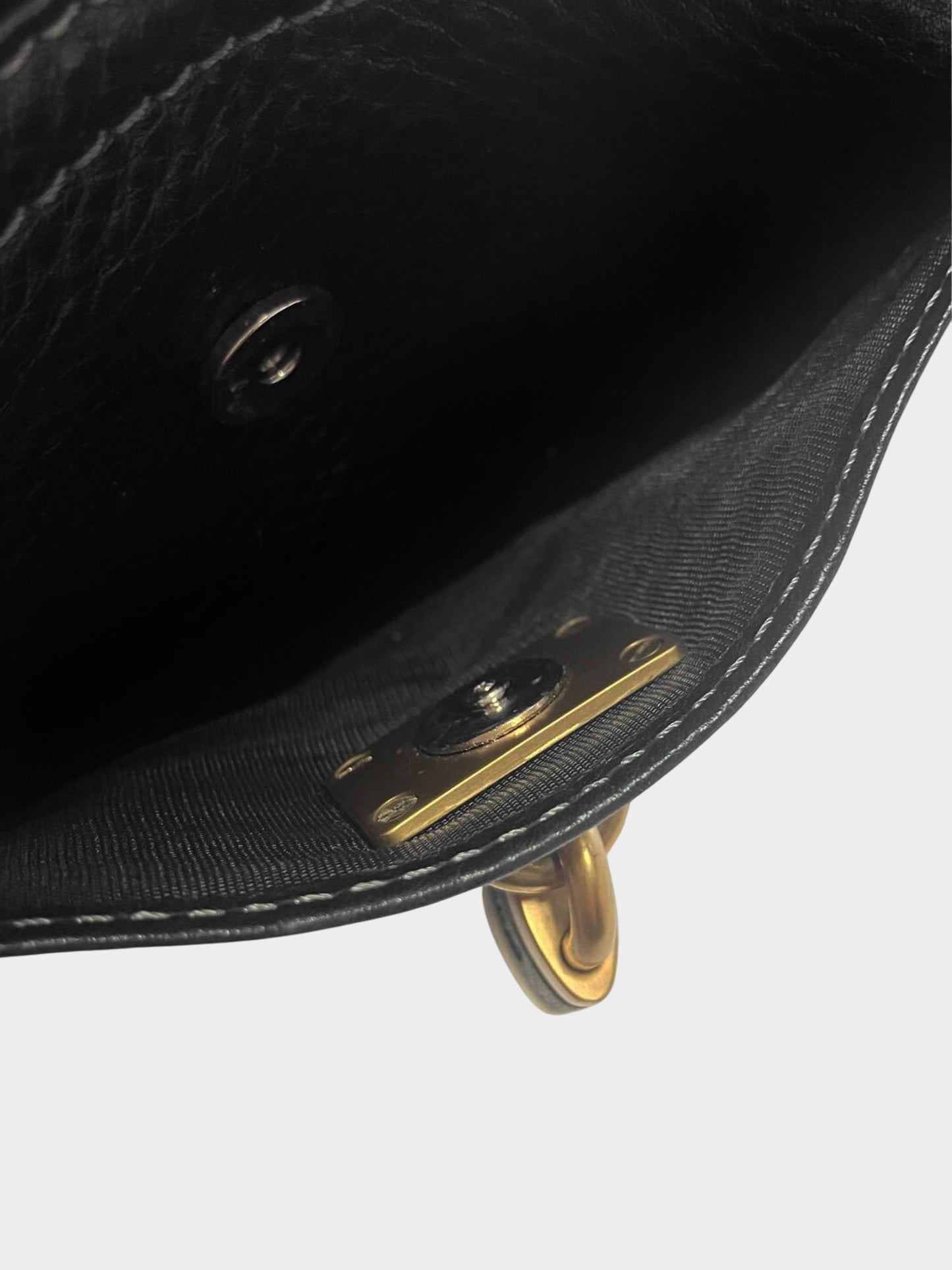Chloe 2000s Black Leather Paddington Wallet