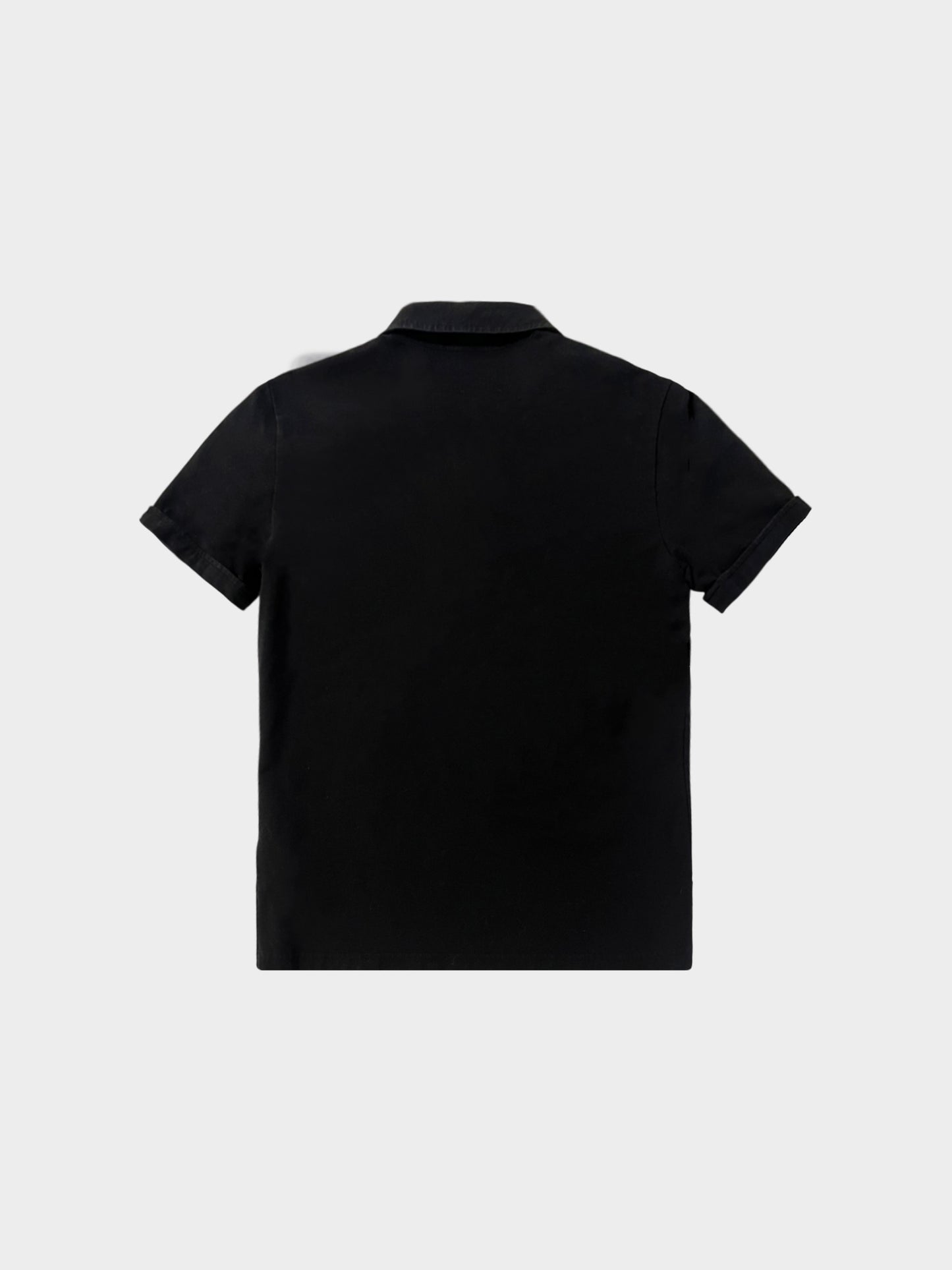 Prada Sport 2000s Black Quarter Zip Shirt