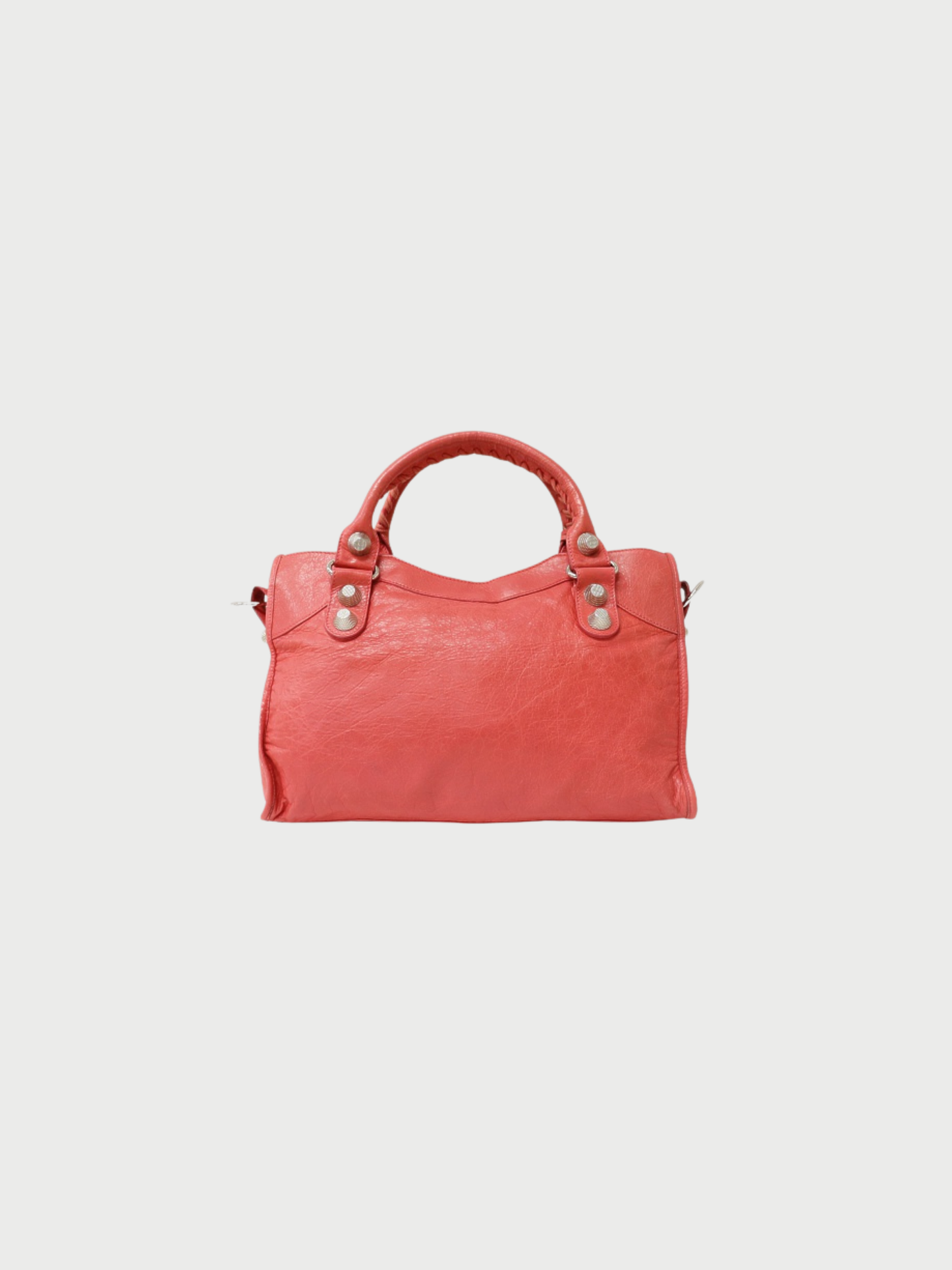 Balenciaga 2000s Pink Leather Giant City Bag
