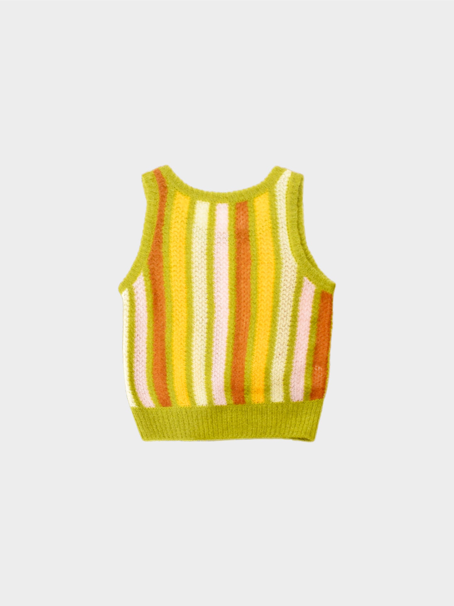 Miu Miu 2020 Mohair Striped Knitted Top