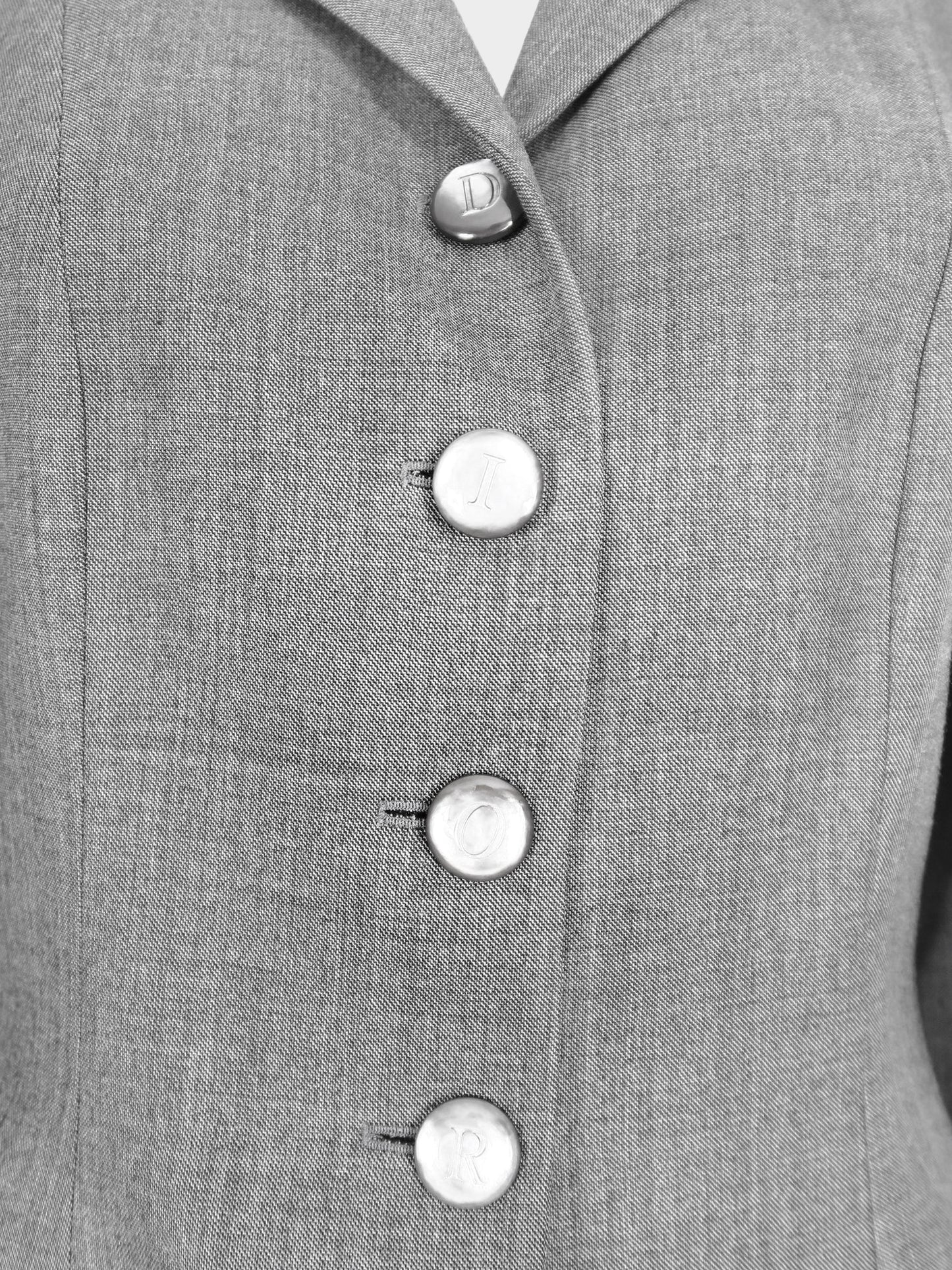 Christian Dior FW 1997 Grey Fitted Suit