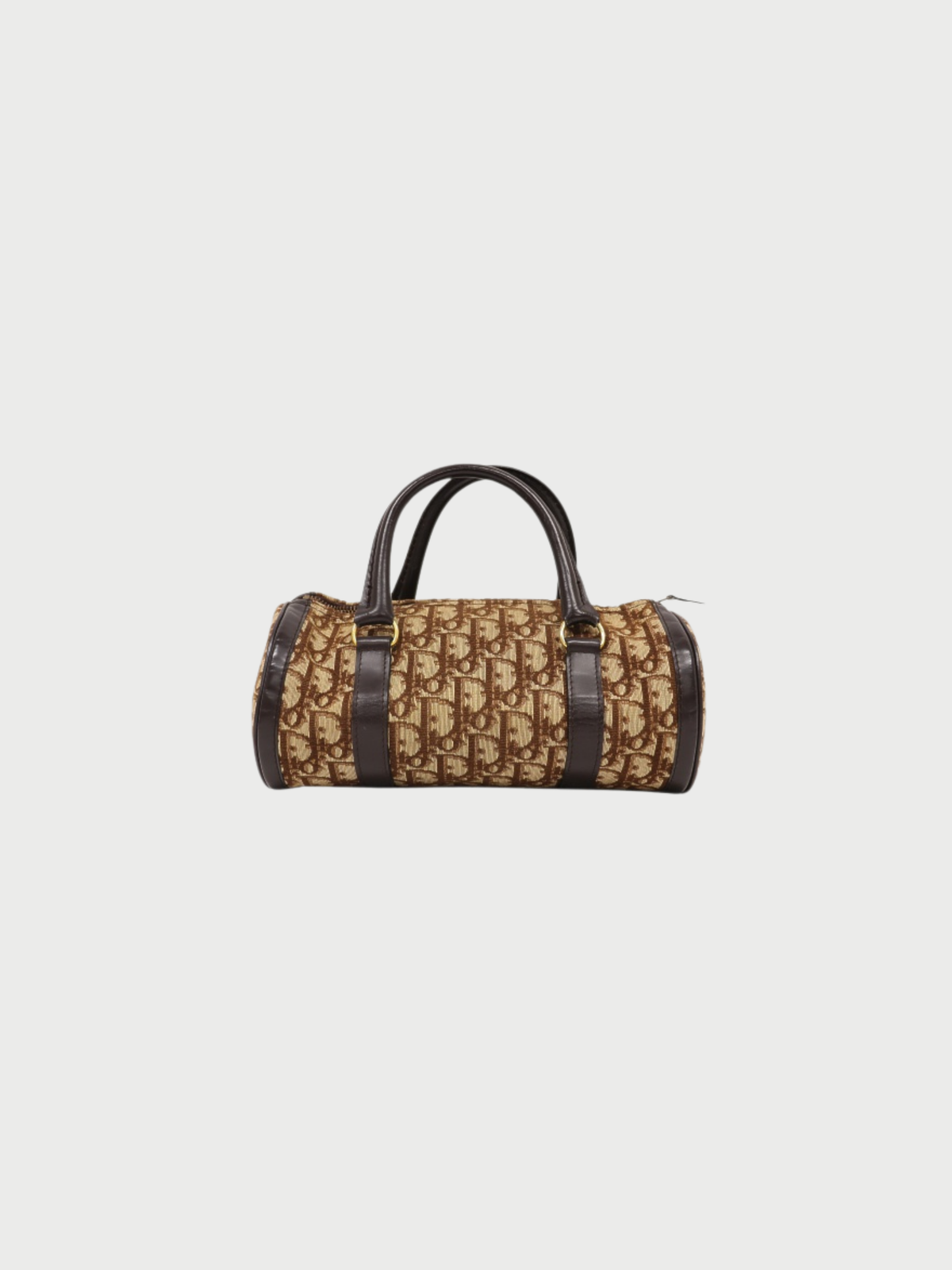 Christian Dior 2000s Brown Trotter Canvas Handbag