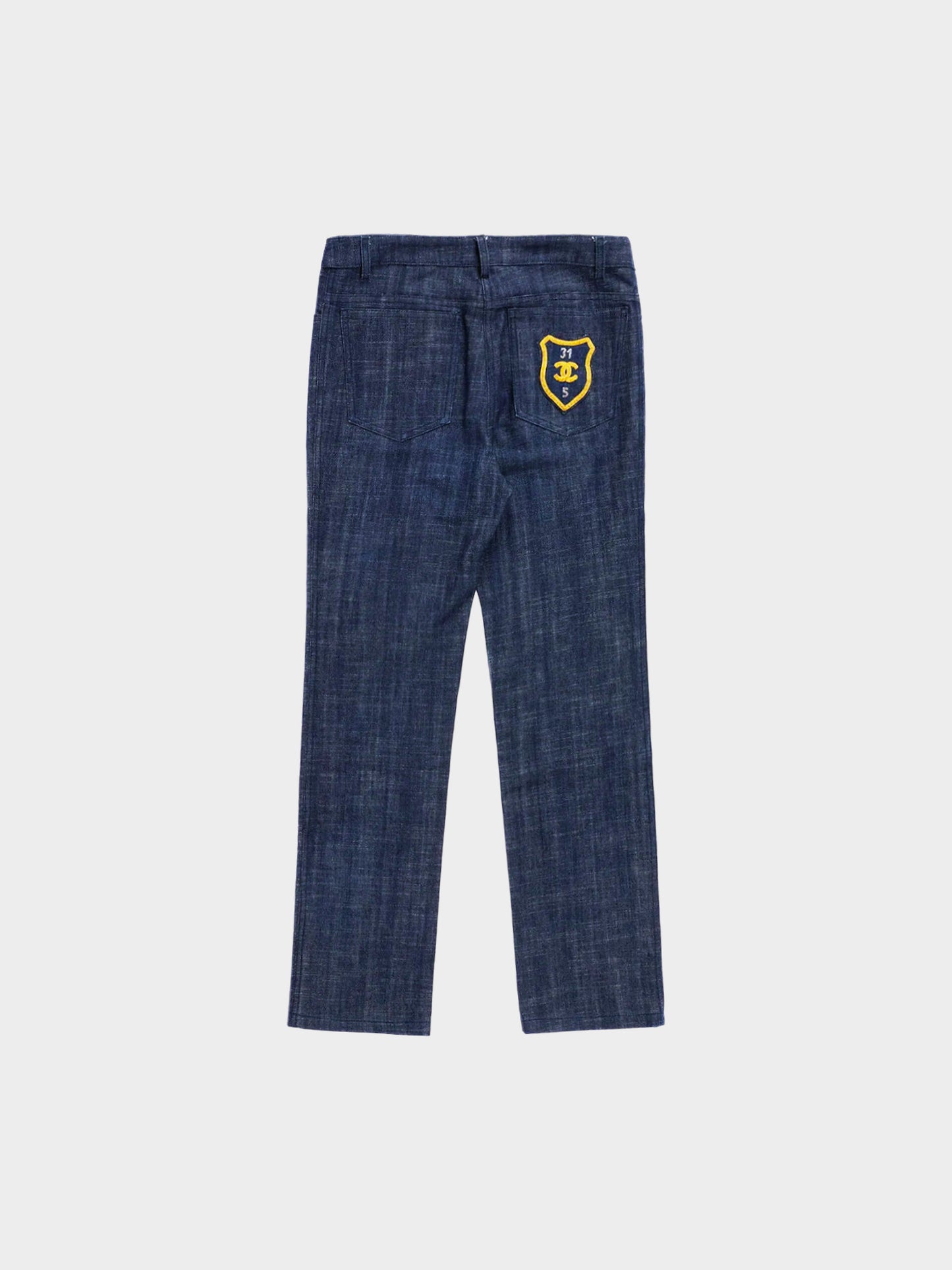 Chanel by Karl Lagerfeld Cruise 2005 Dark Blue Denim Jeans