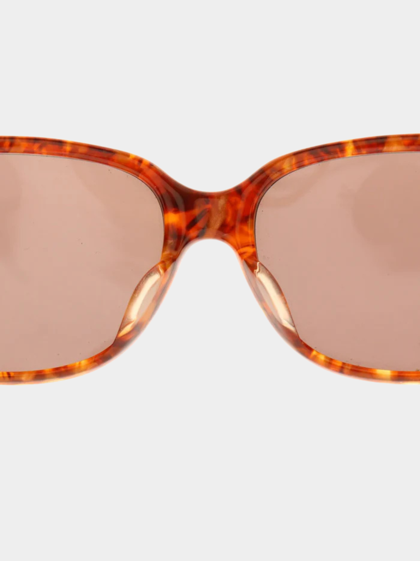 Celine 2000s Brown Plastic CLF-786A Sunglasses