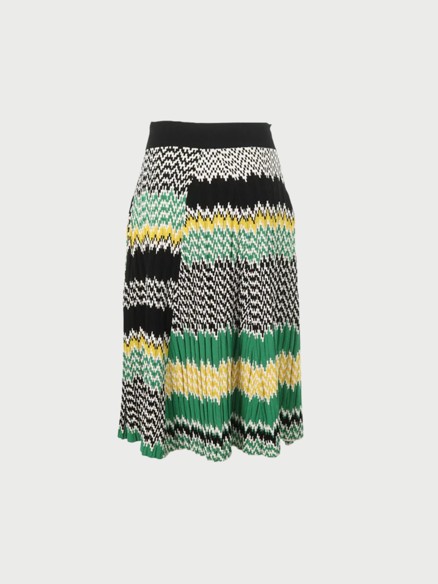Celine by Phoebe Philo 2015 Multicolor Rayon Blend Skirt