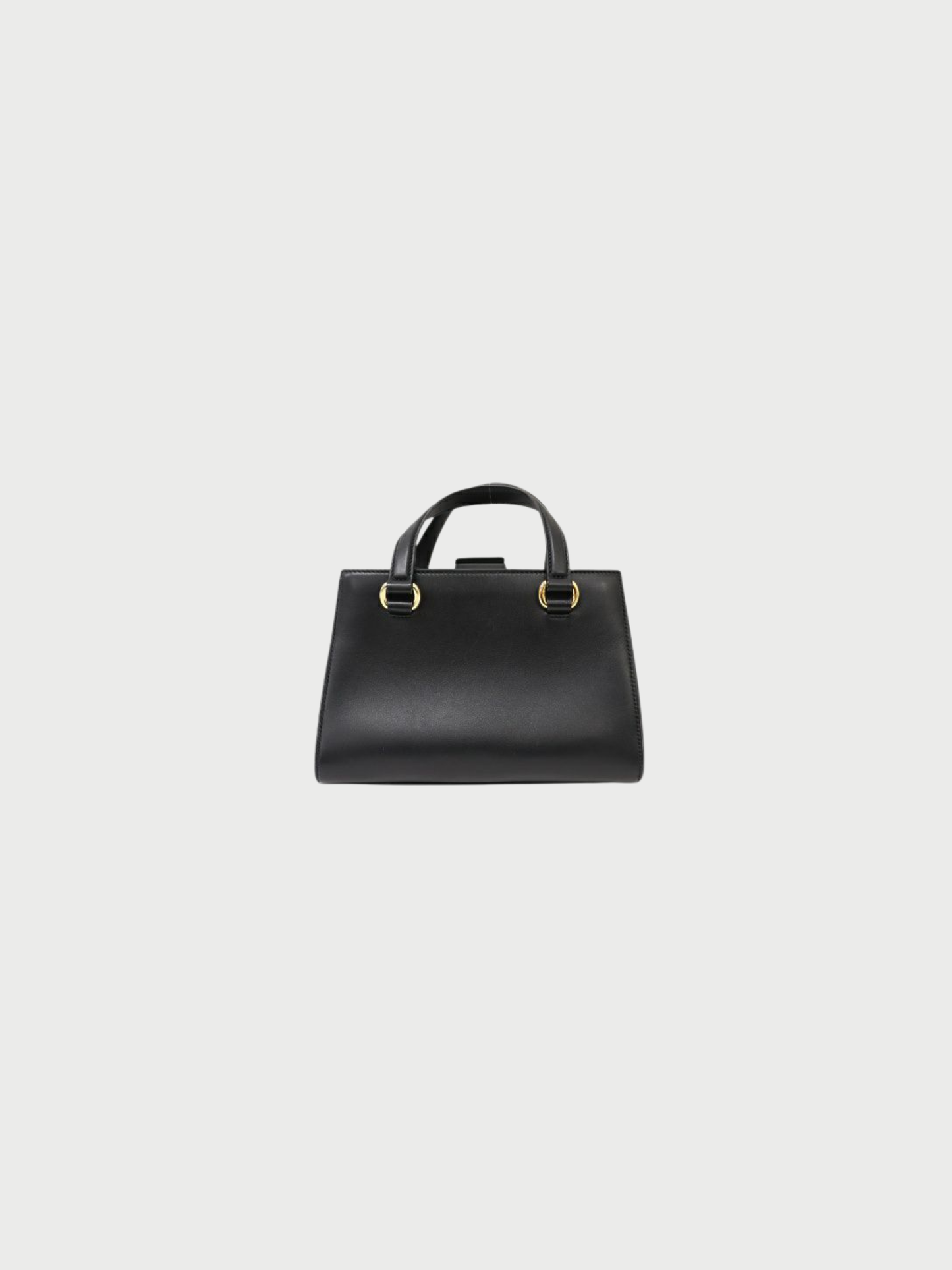 Gucci 2010s Black Leather Sylvie Web 2Way Bag