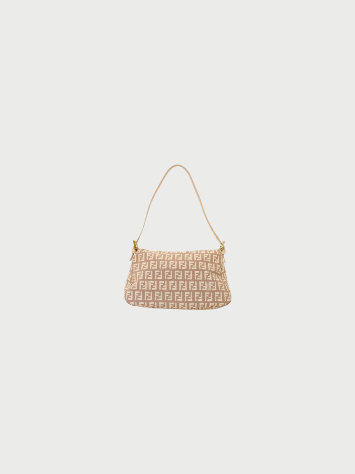 Fendi 2000s Pink Zucchino Mini Mamma Baguette Bag