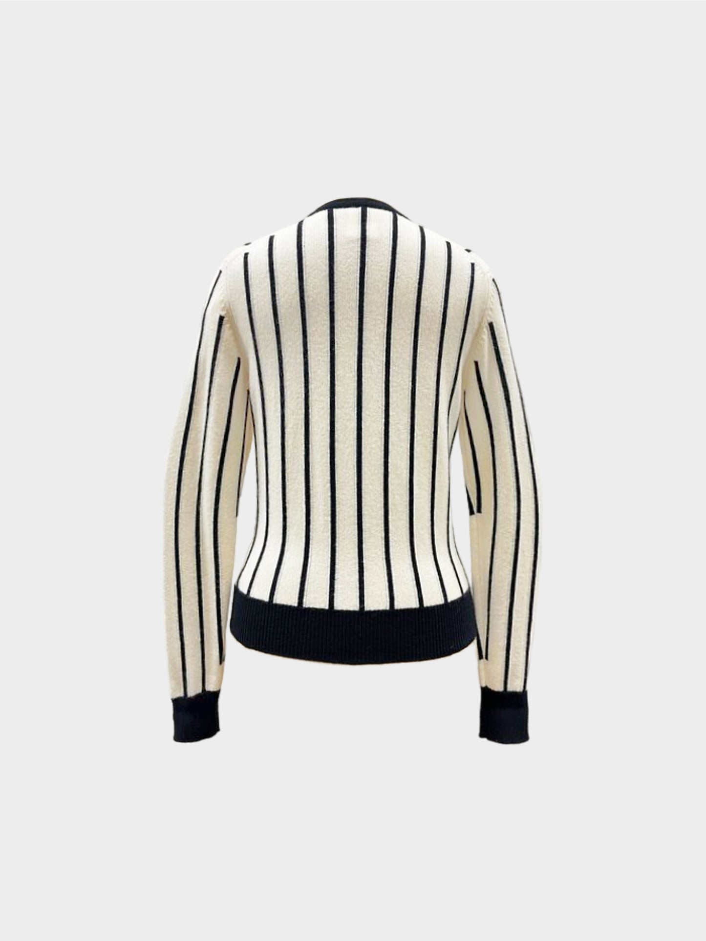 Chanel Fall 2006 Cashmere Vertical Stripe Cardigan