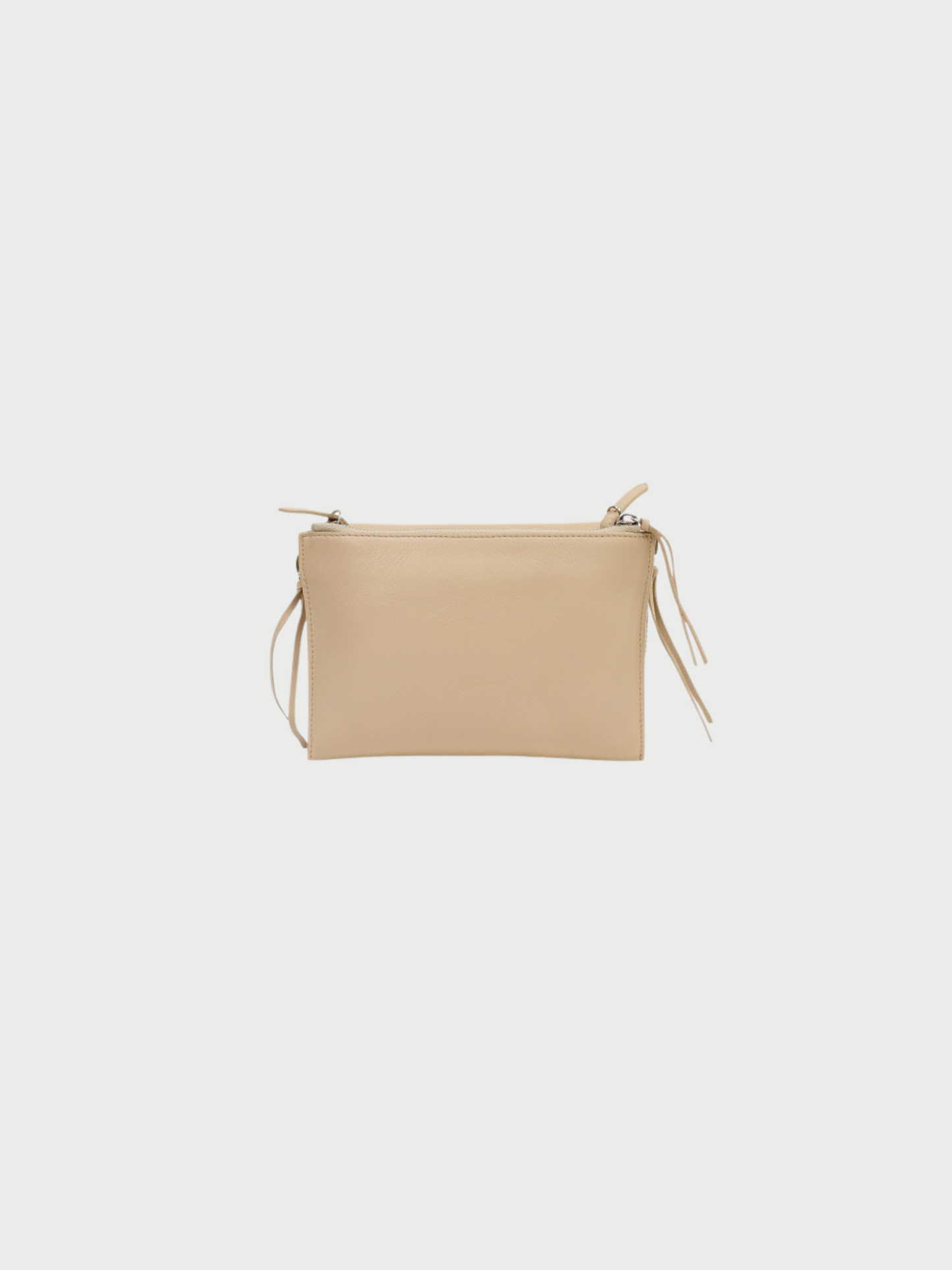 Balenciaga SS 2013 Beige Leather Paper Triple Shoulder Bag