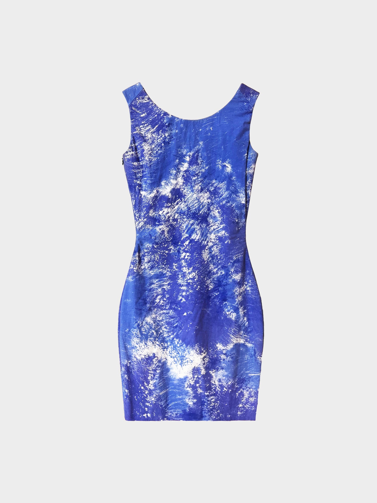 Vivienne Westwood SS 1999 Runway Blue 'La Belle Hélène' Mini Corset Dress