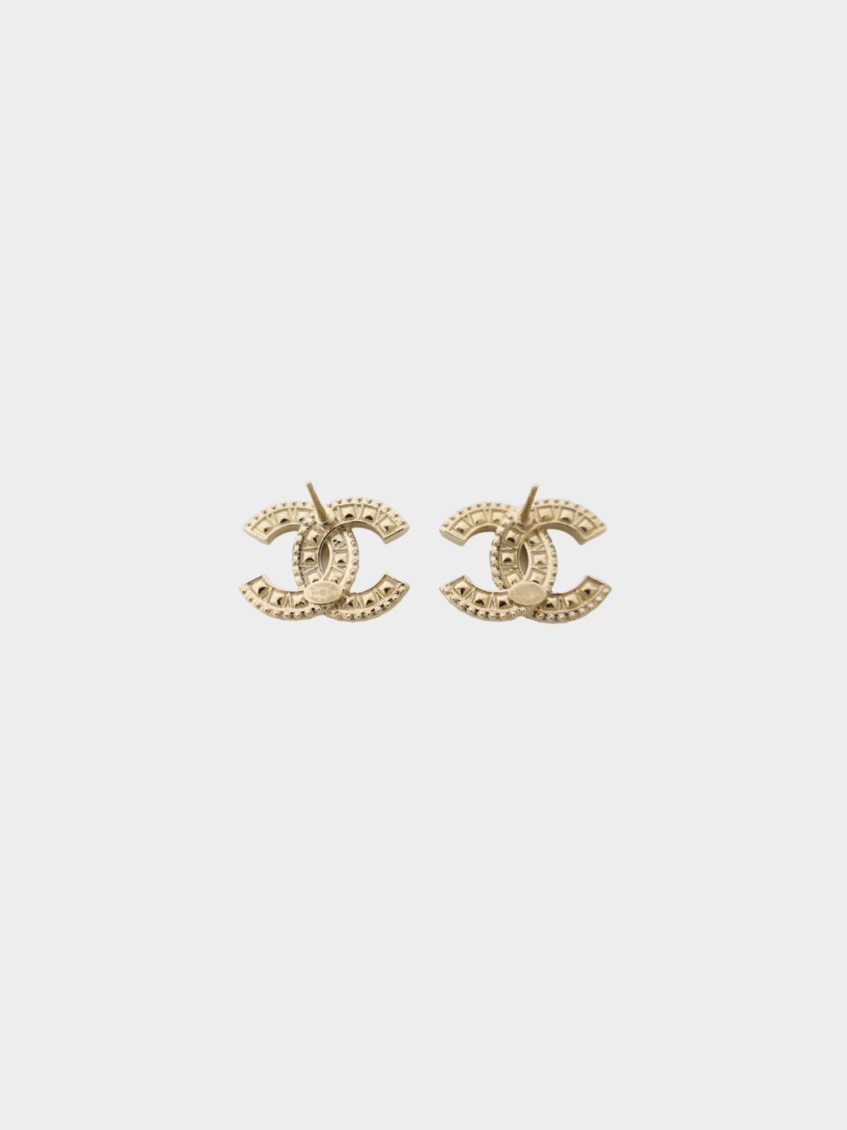 Chanel 2026 Gold Coco Rhinestone Earrings