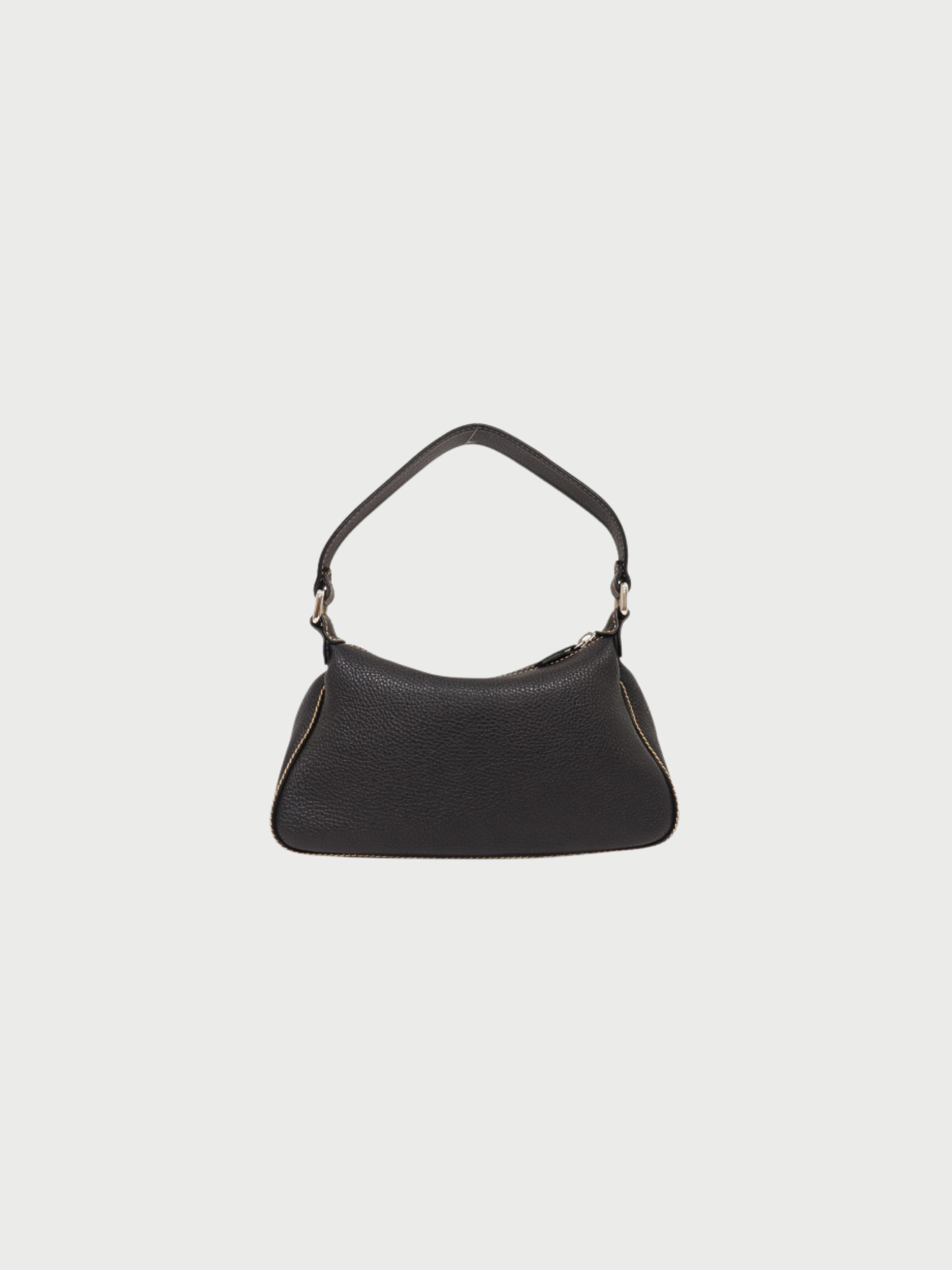 Chanel 2001-2002 Black Caviar Leather Logo Tassel One Shoulder Bag