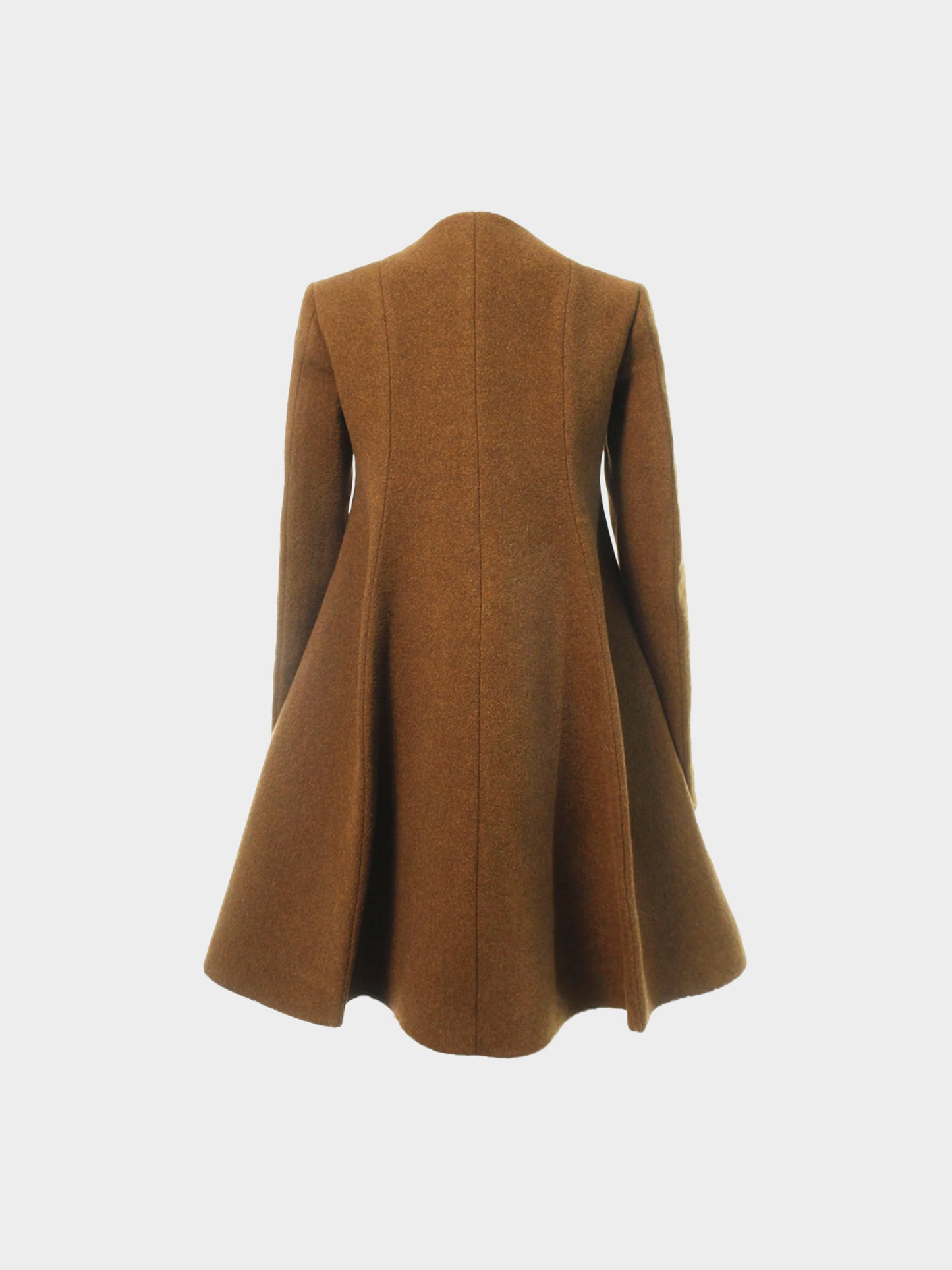 Céline by Phoebe Philo 2011 Brown Flared Wool Coat