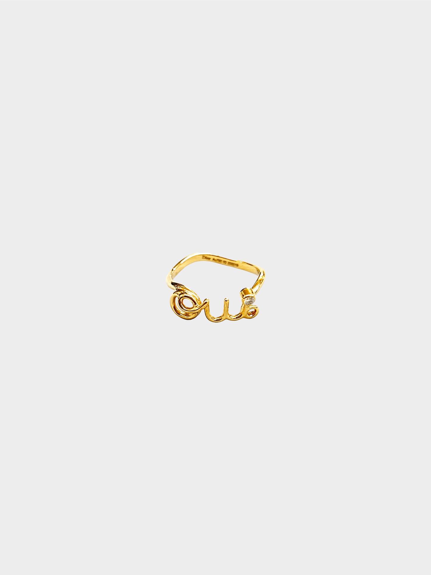 Christian Dior 2020s Gold Dioramour Ring