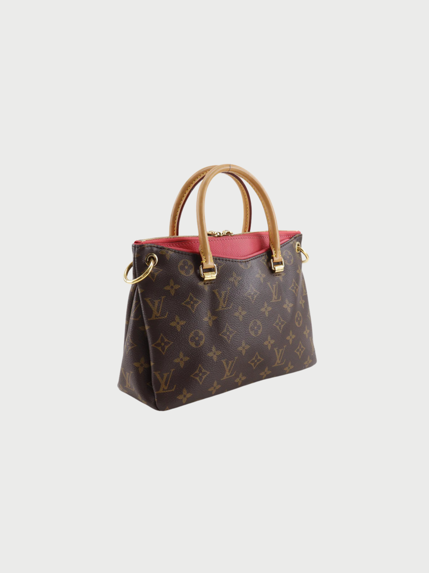 Louis Vuitton 2014 Brown Monogram Canvas Pallas BB 2-Way Handbagv