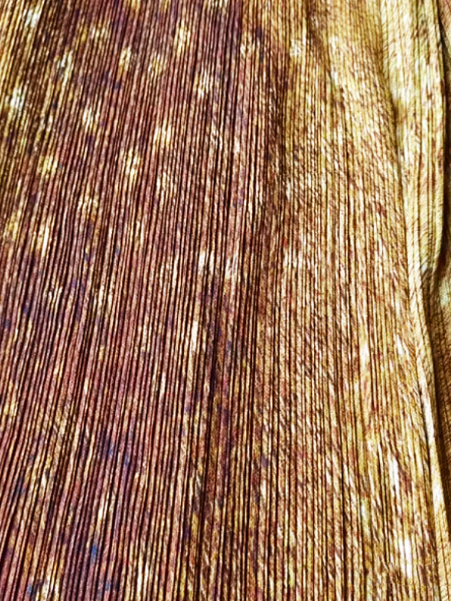 Issey Miyake Pleats Please FW 2003 Rare Brown Deer Print Wrap Skirt