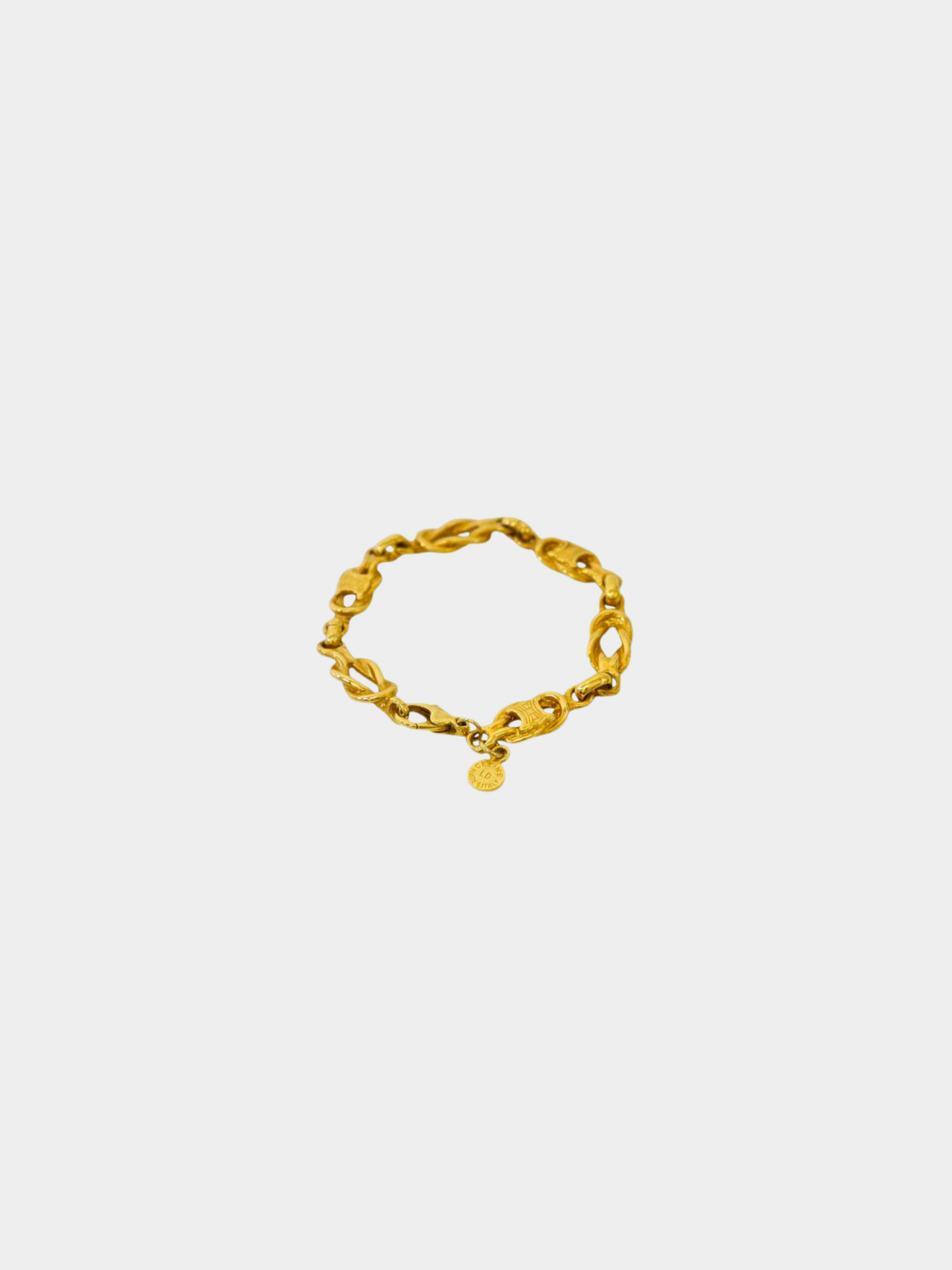 Celine 2000s Gold Triomphe Bracelet