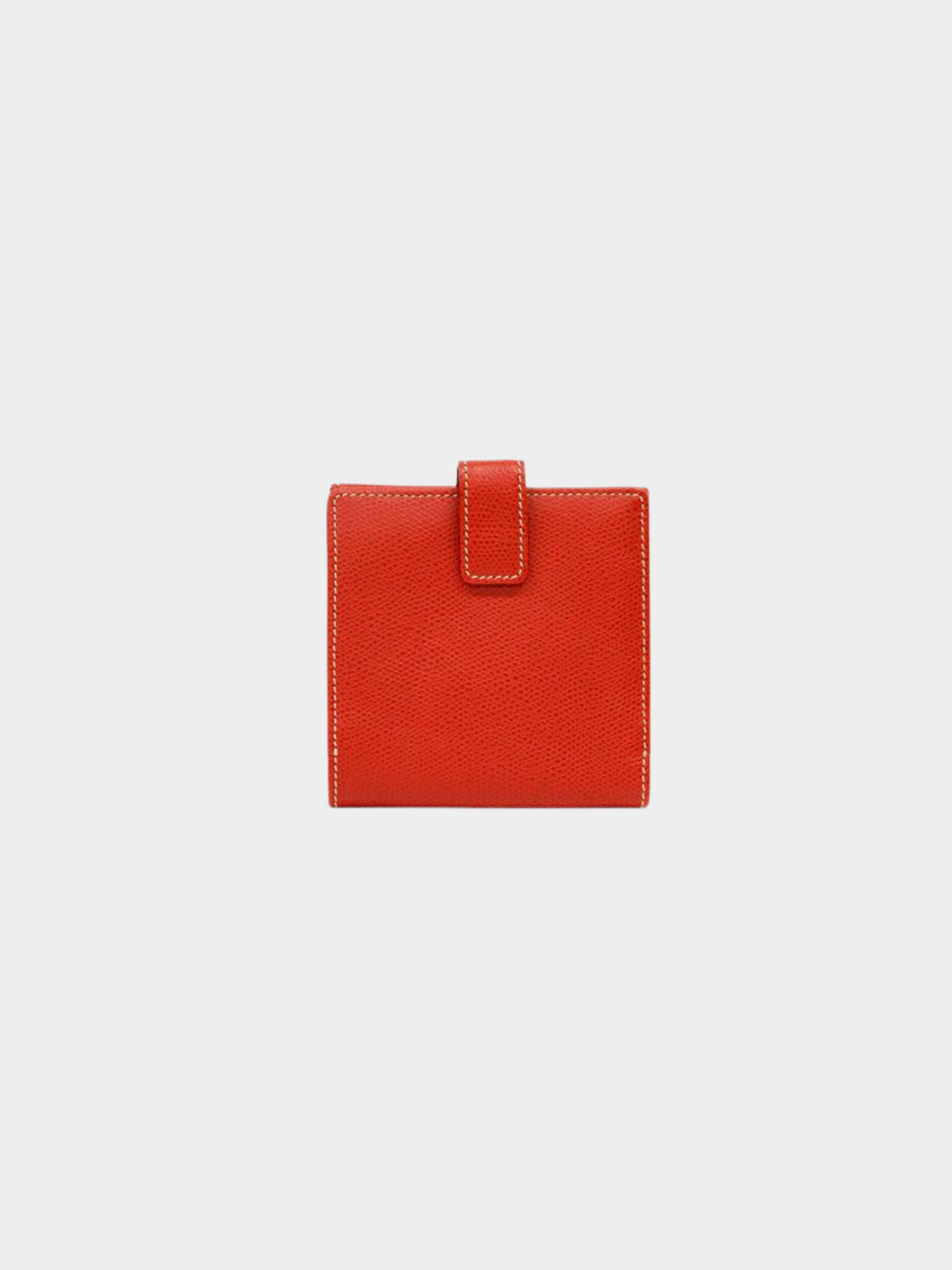 Loewe 2010s Red Anagram Leather Wallet