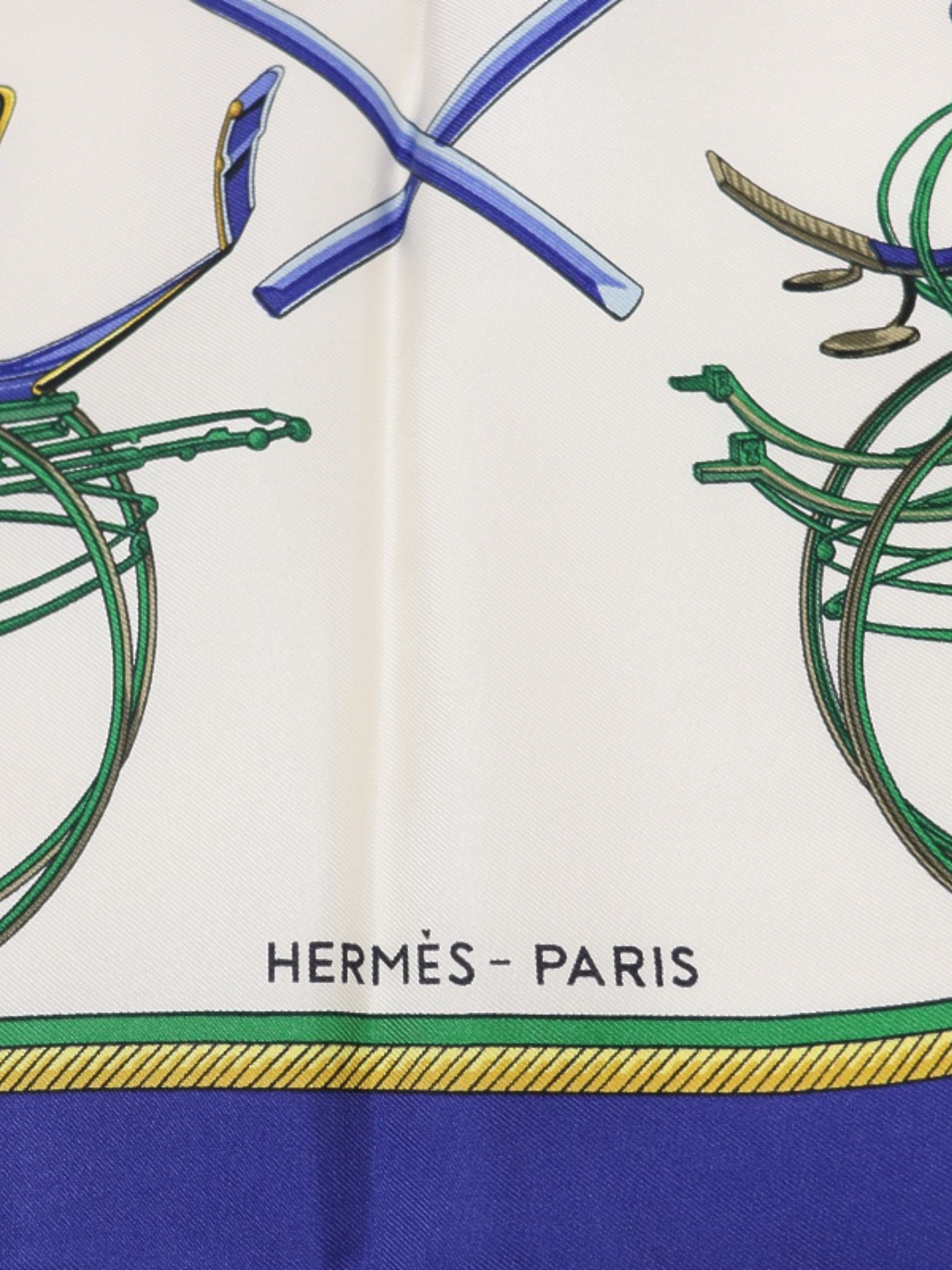Hermès 2000s Multicolor Silk Carré 90 Scarf