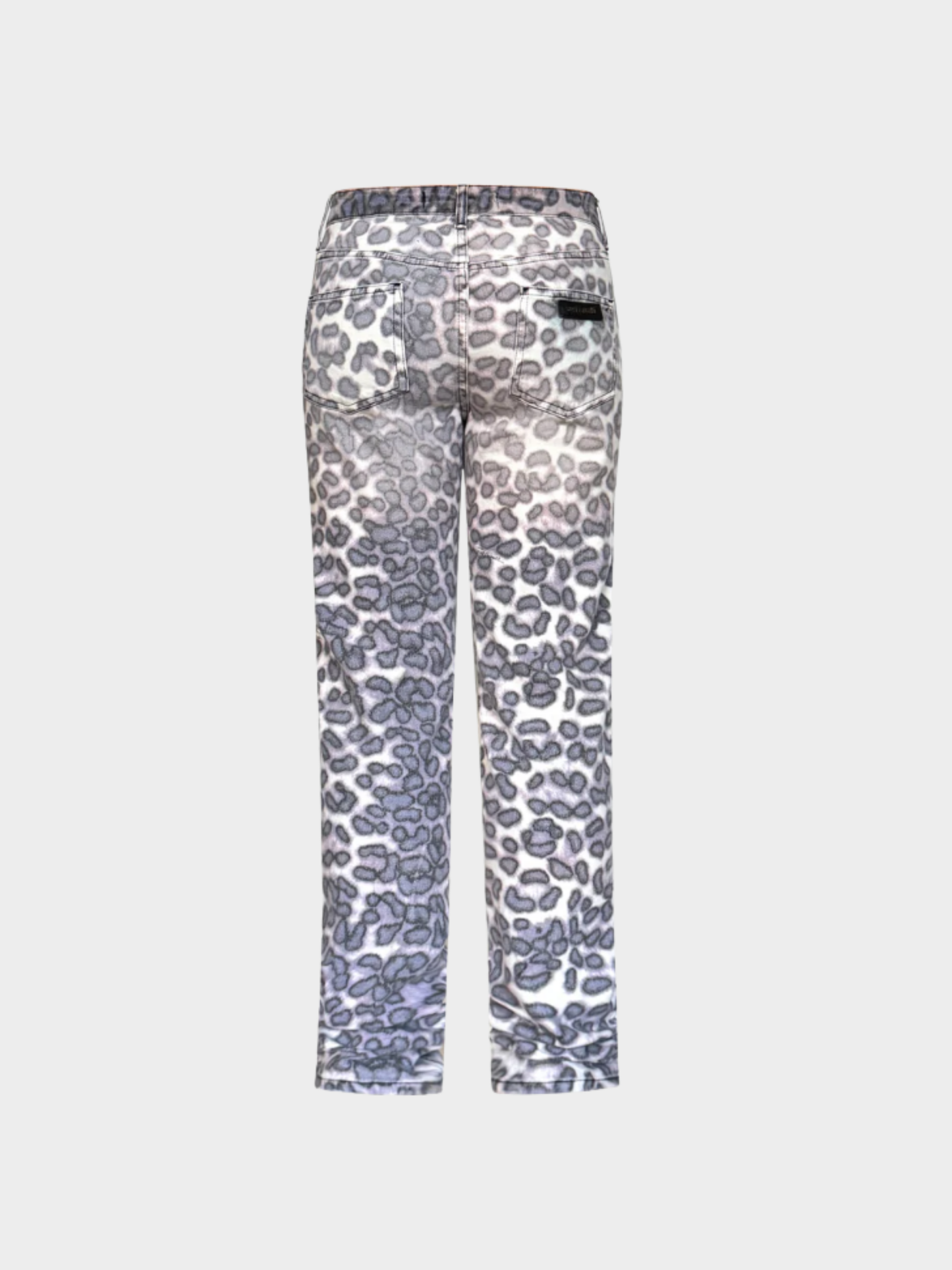 Roberto Cavalli 2000s Leopard Denim Pants
