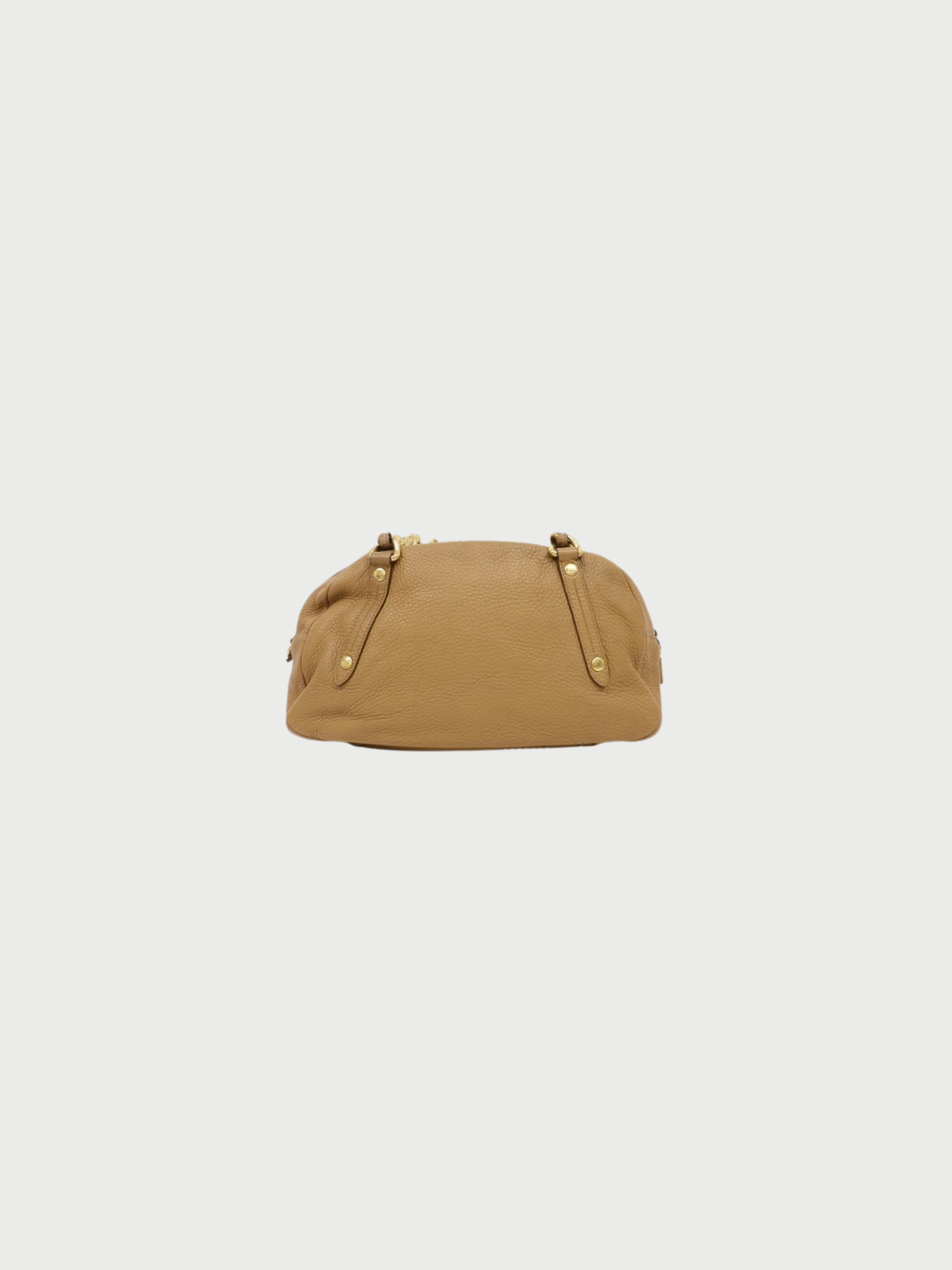 Prada 2000s Beige Vitello Daino Leather Handbag