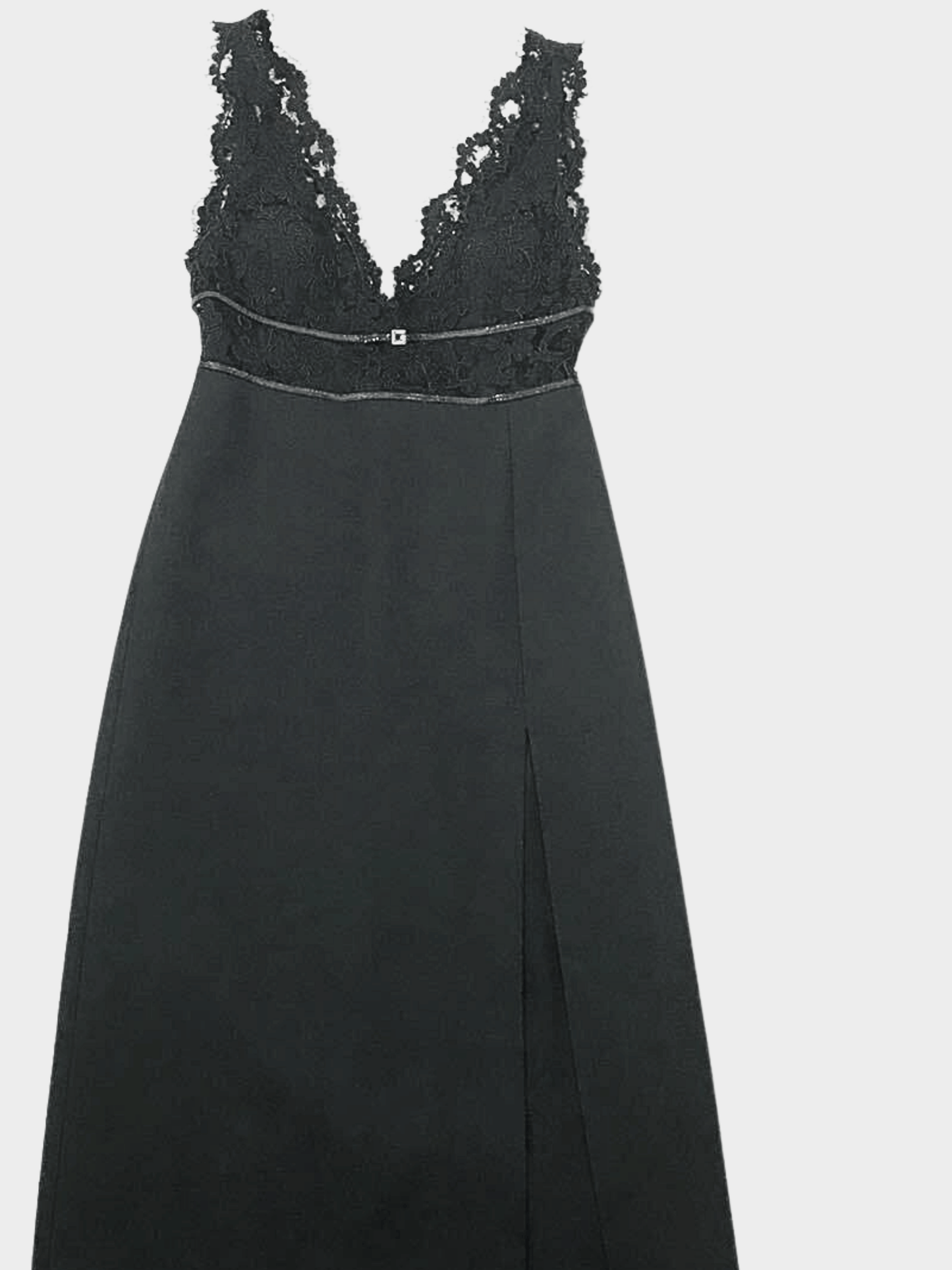 Gucci 2010s Black Acetate Lace Dress