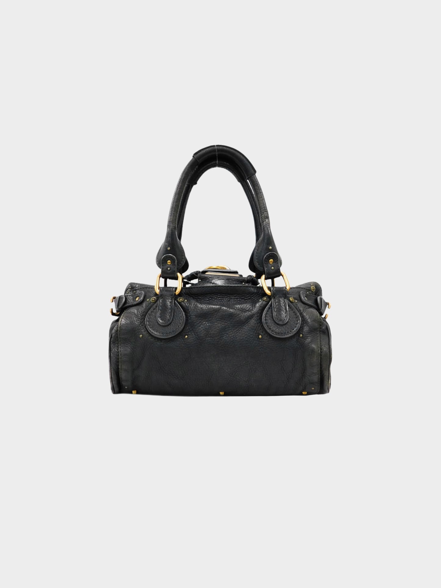 Chloe 2005 Black Leather Paddington Bag