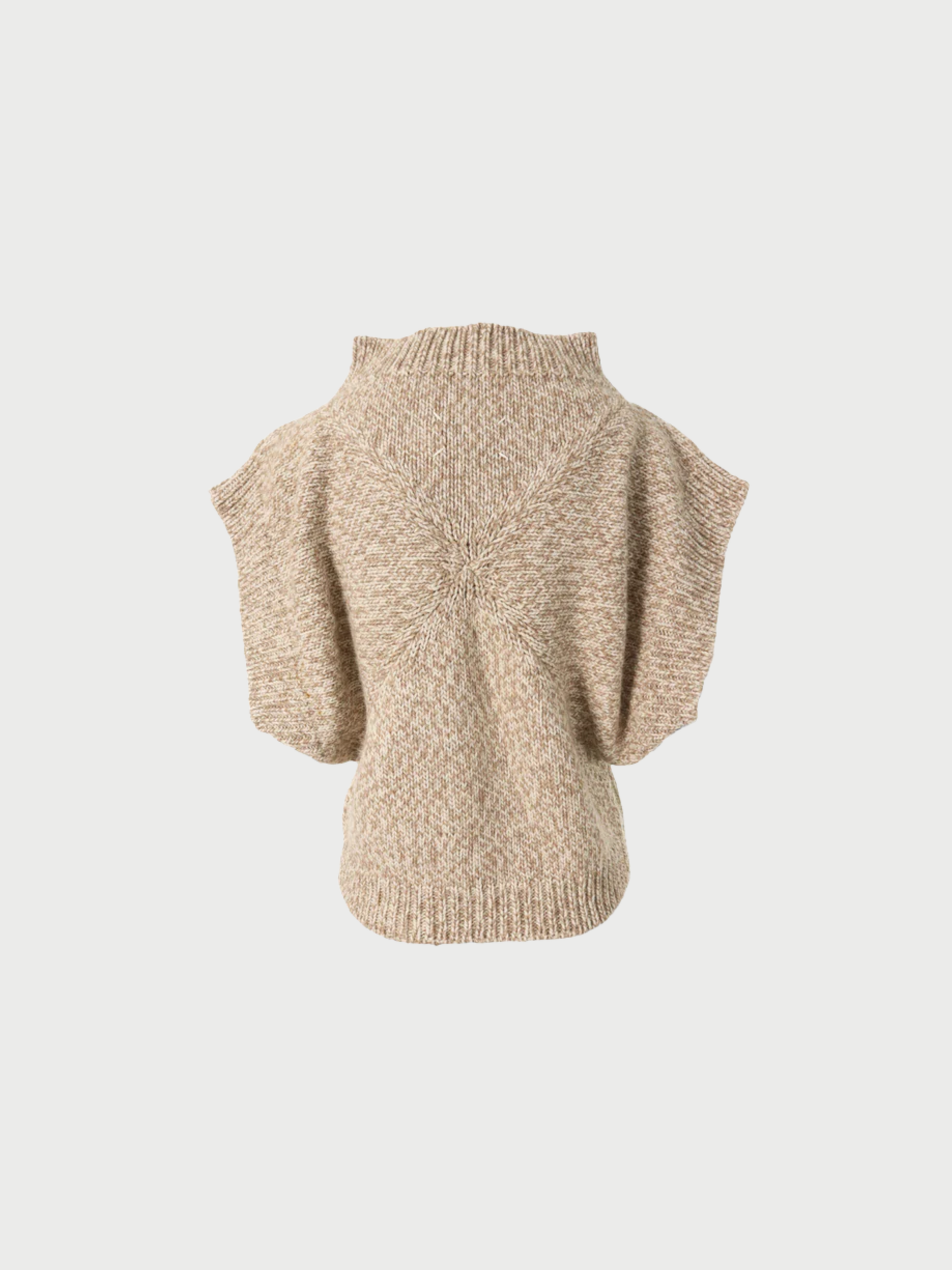 Maison Martin Margiela 2001 Fall Winter Beige Wool Blend Top