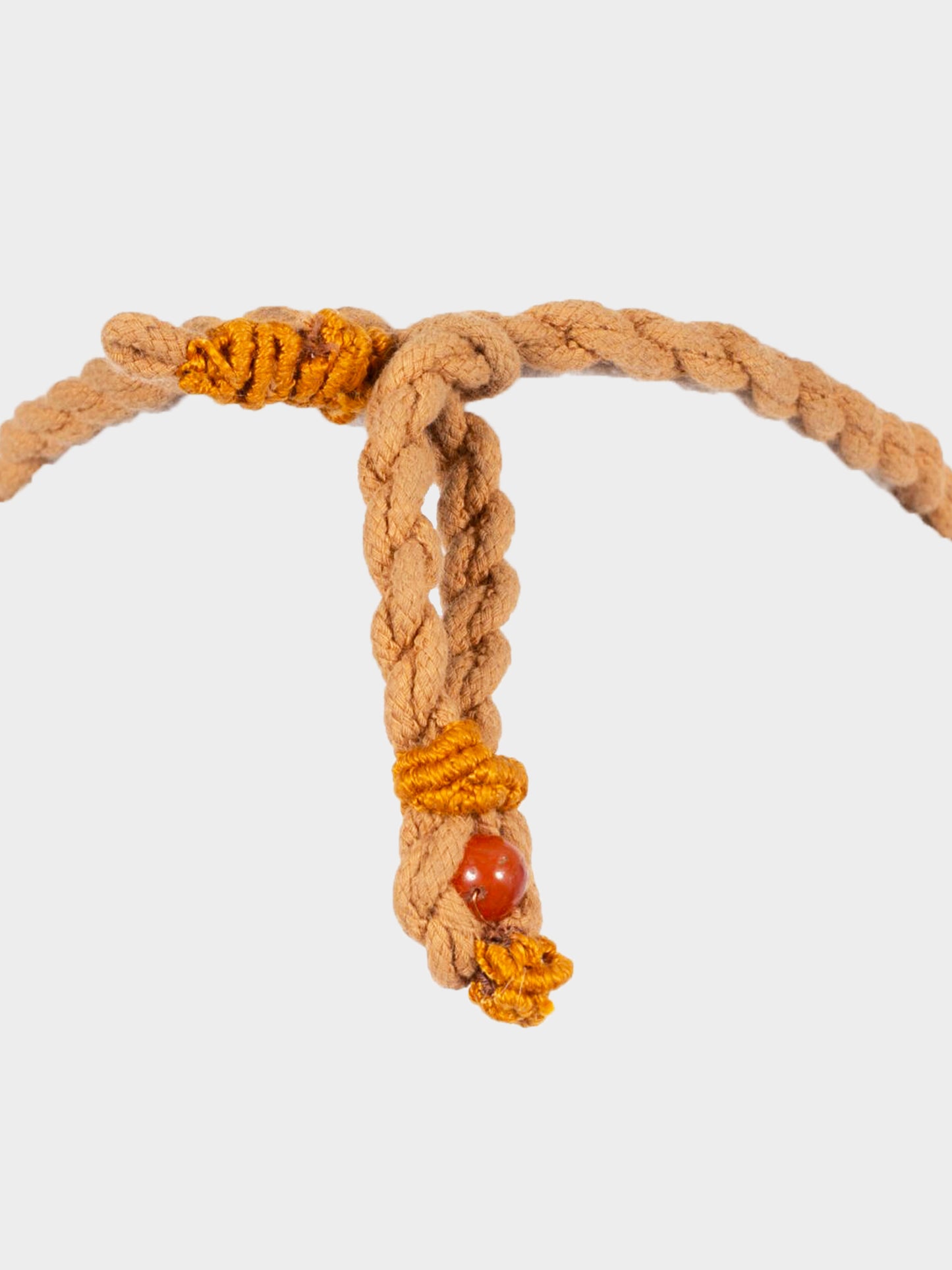 Loris Azzaro 1993 Chain Metal and Rope Pectoral Necklace