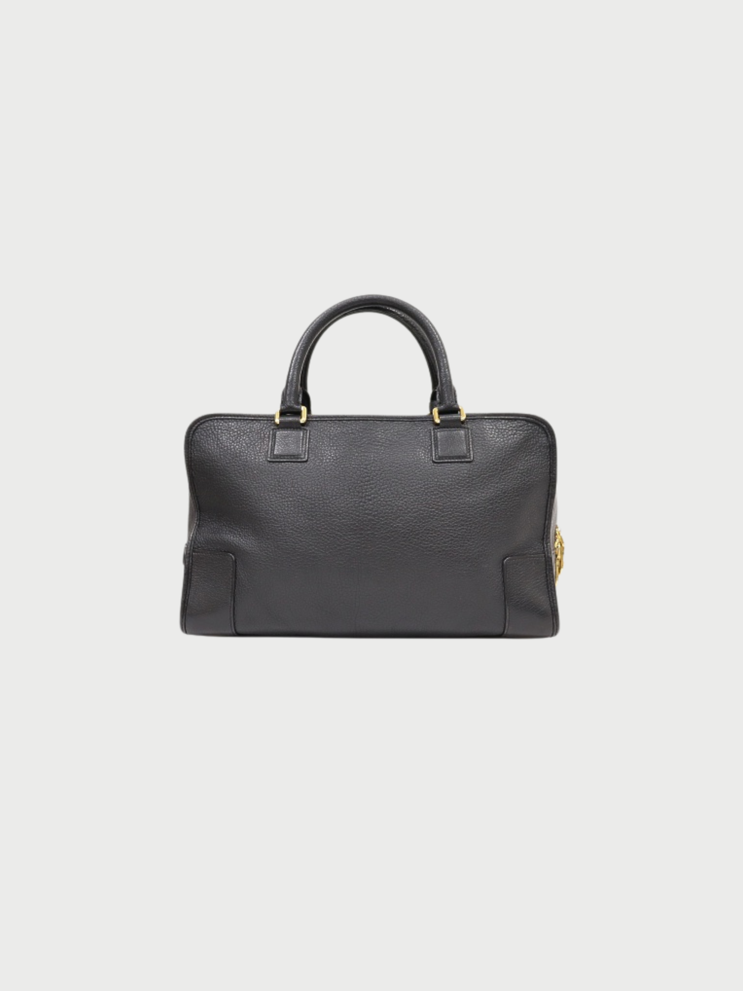 Loewe 2000s Black Leather Amazona 36 Bag