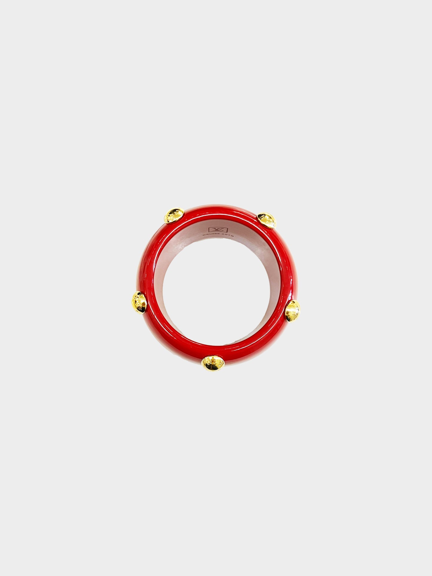 Louis Vuitton Cruise 2010 Red Shine Rope Bracelet
