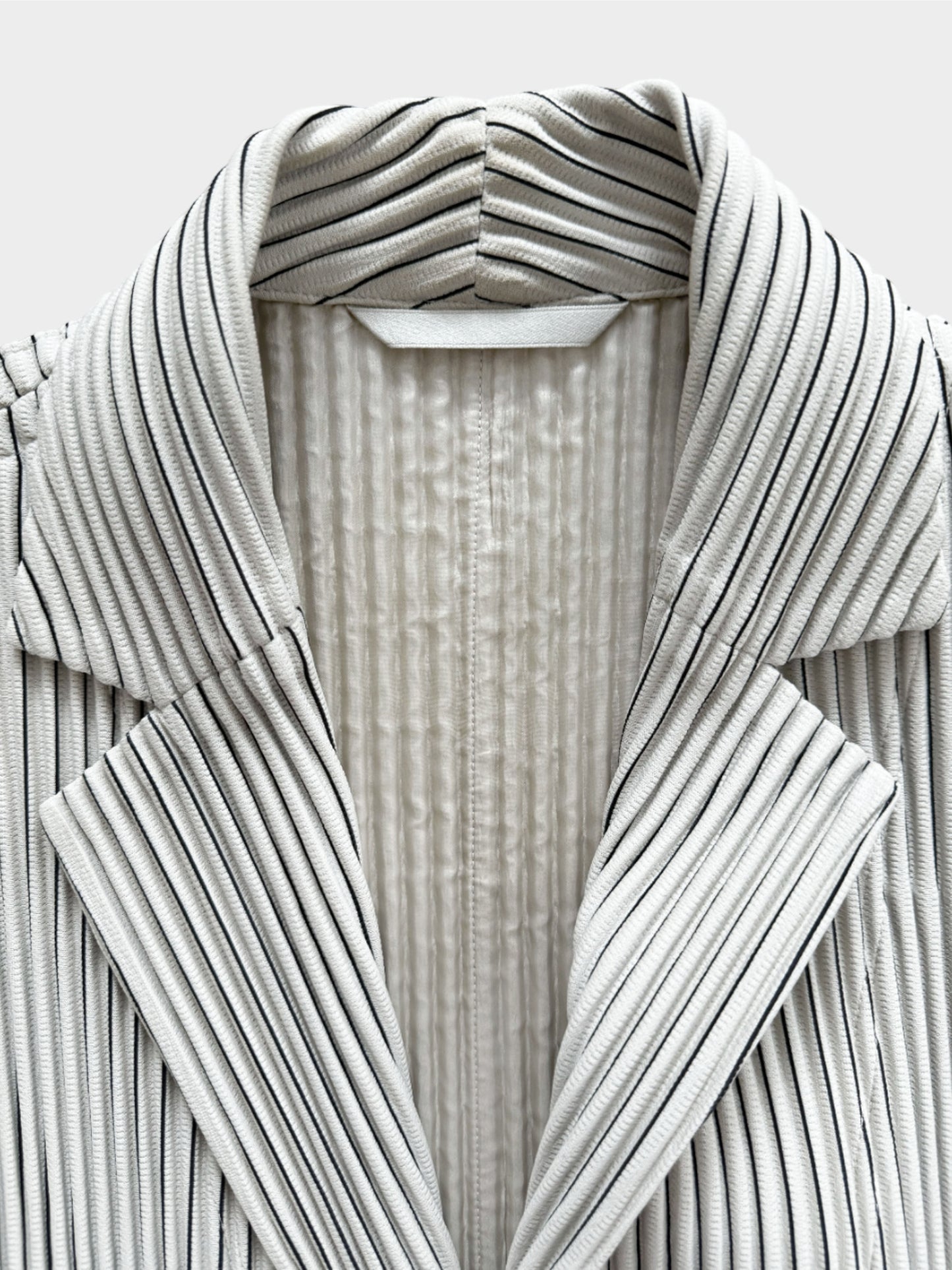 Issey Miyake 2023 Homme Plissé Light Grey Blazer