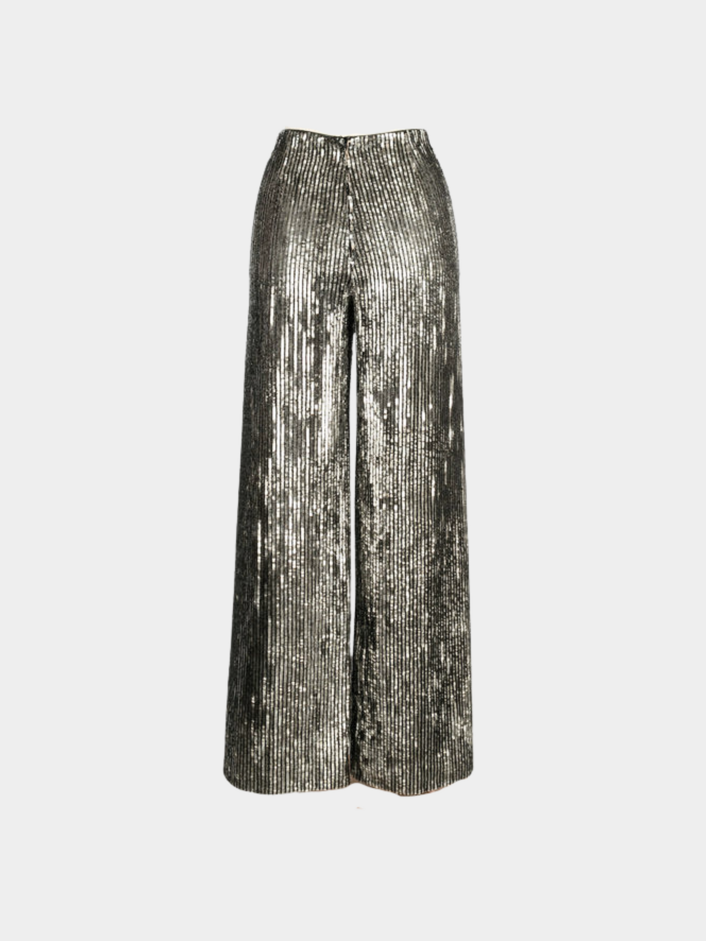 Jean Paul Gaultier SS 2008 Silver Sequined Trouser Pants