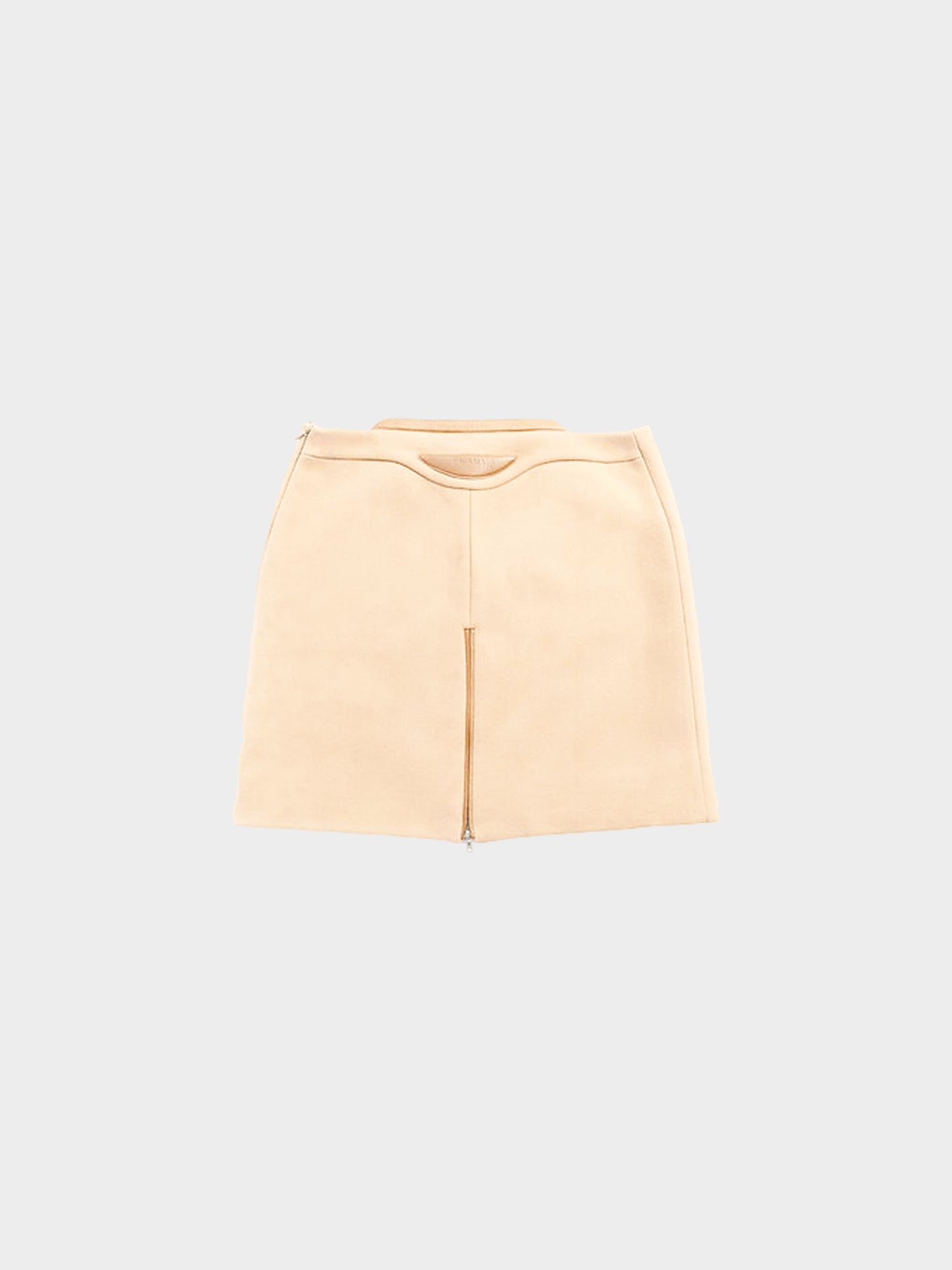 Prada SS 1999 Beige Mini Skirt