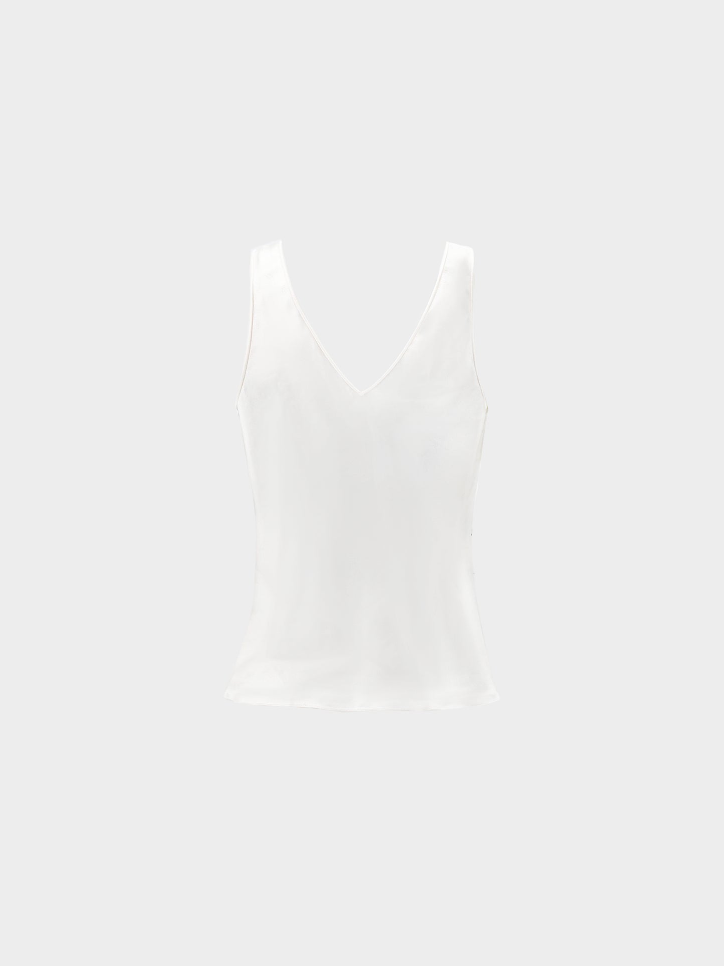 Christian Dior by John Galliano SS 2006 White Satin Beaded Plant Motif Tank Top