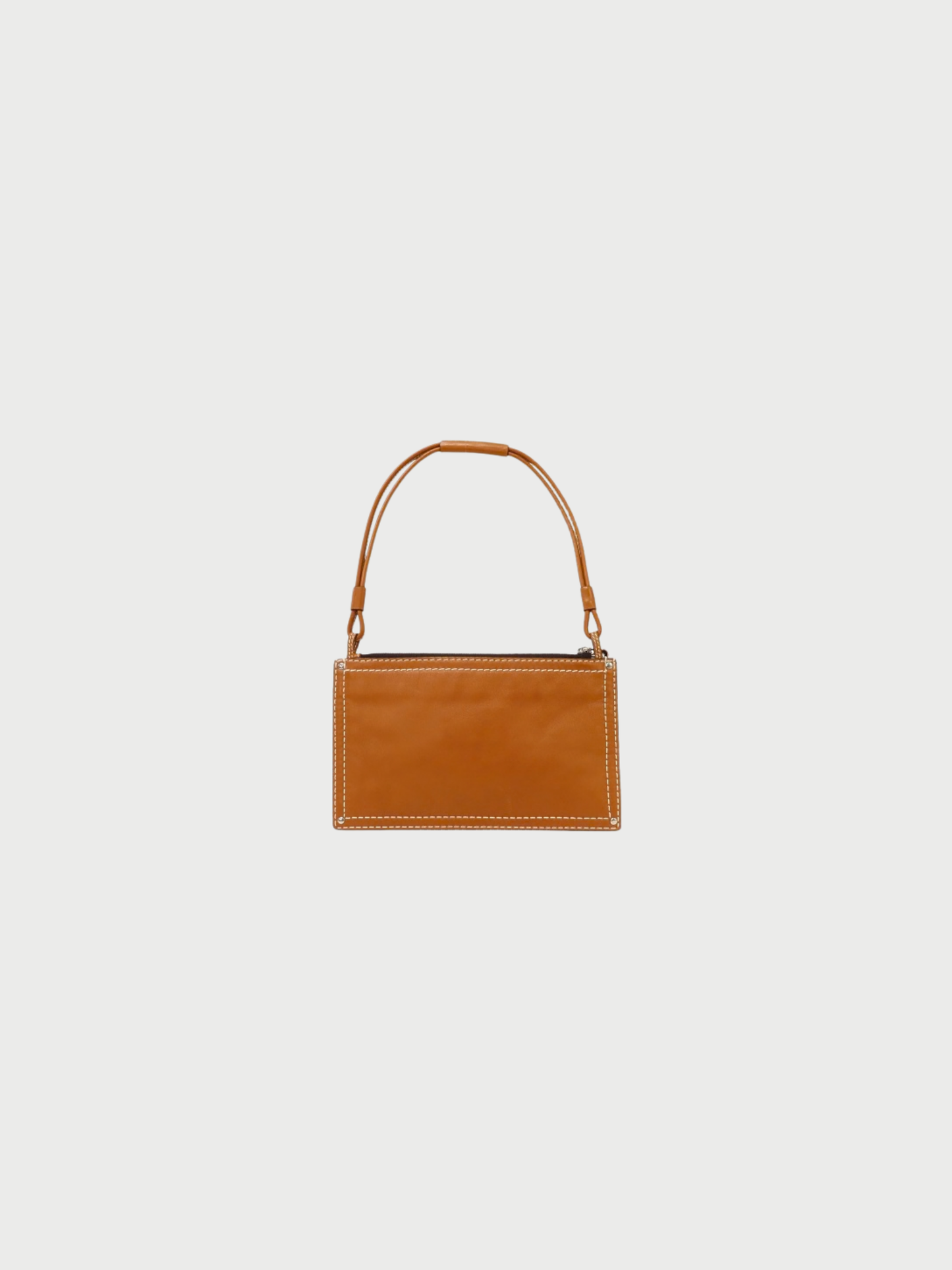 Loewe 2007 Brown Leather Anagram One-Shoulder Bag