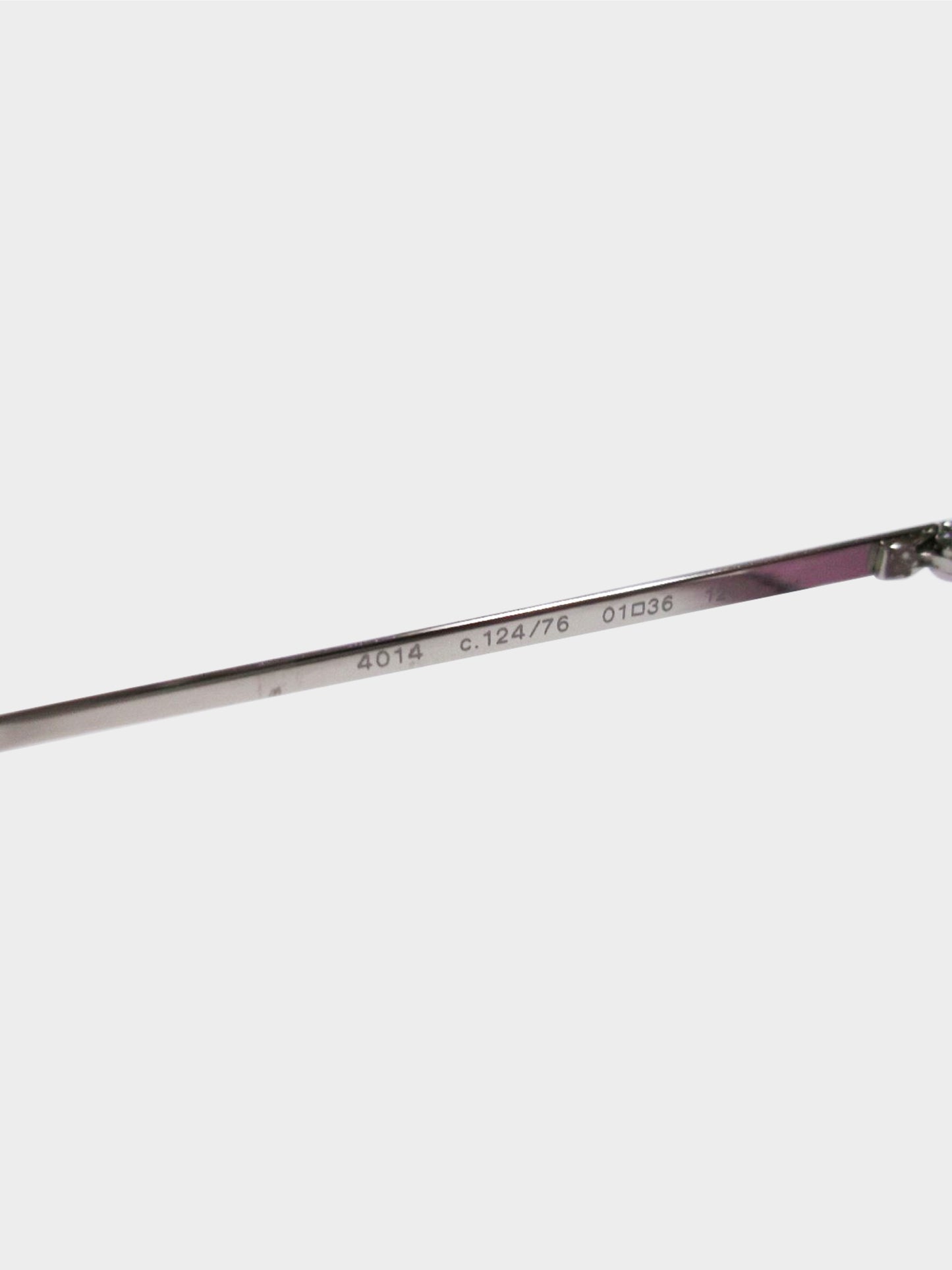 Chanel 2000s Pink Monolens Rimless Sunglasses