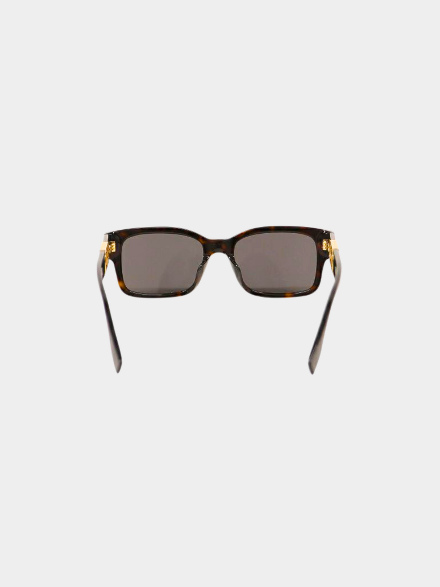 Fendi 2010s Black Tortoiseshell Sunglasses