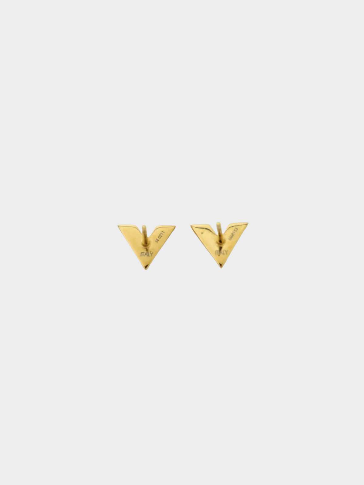 Louis Vuitton 2000s Gold Essential V Earrings