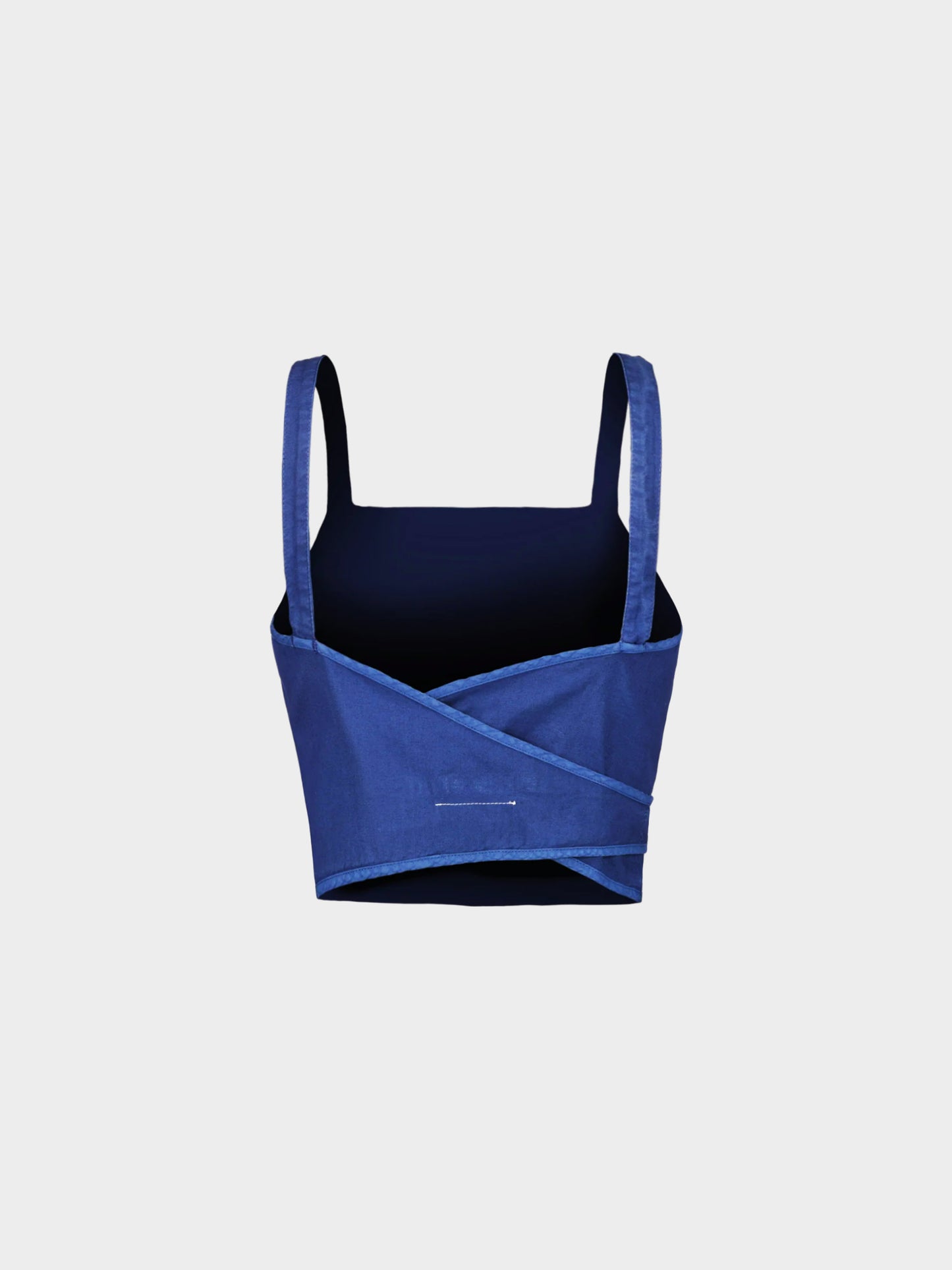 Maison Martin Margiela SS 2004 Navy Blue Backless Top