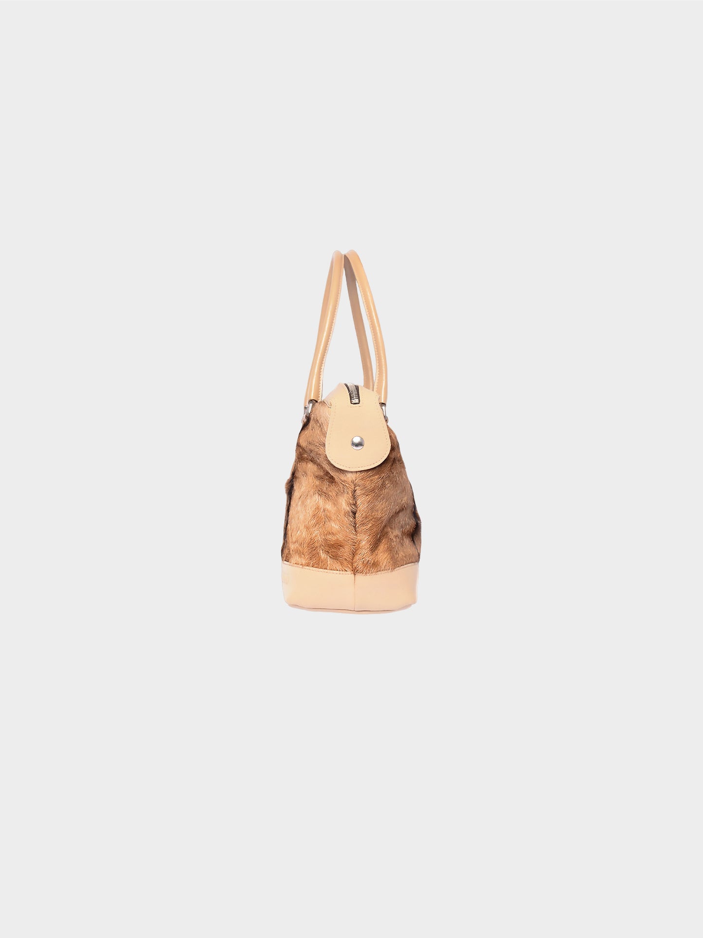 Miu Miu FW 1999 Beige Mini Fur Bag