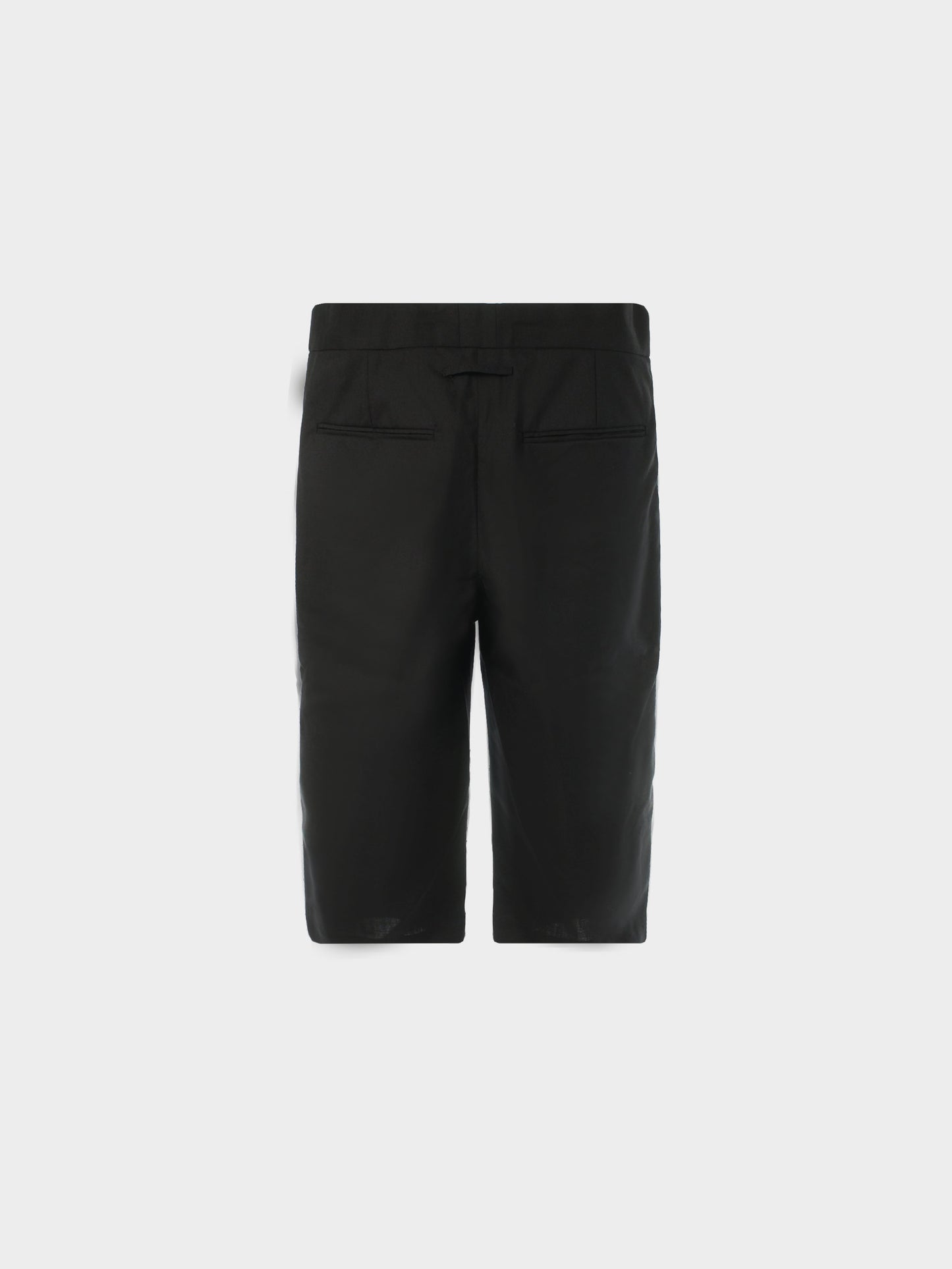 Jean Paul Gaultier 1990s Black Side Pleated Shorts