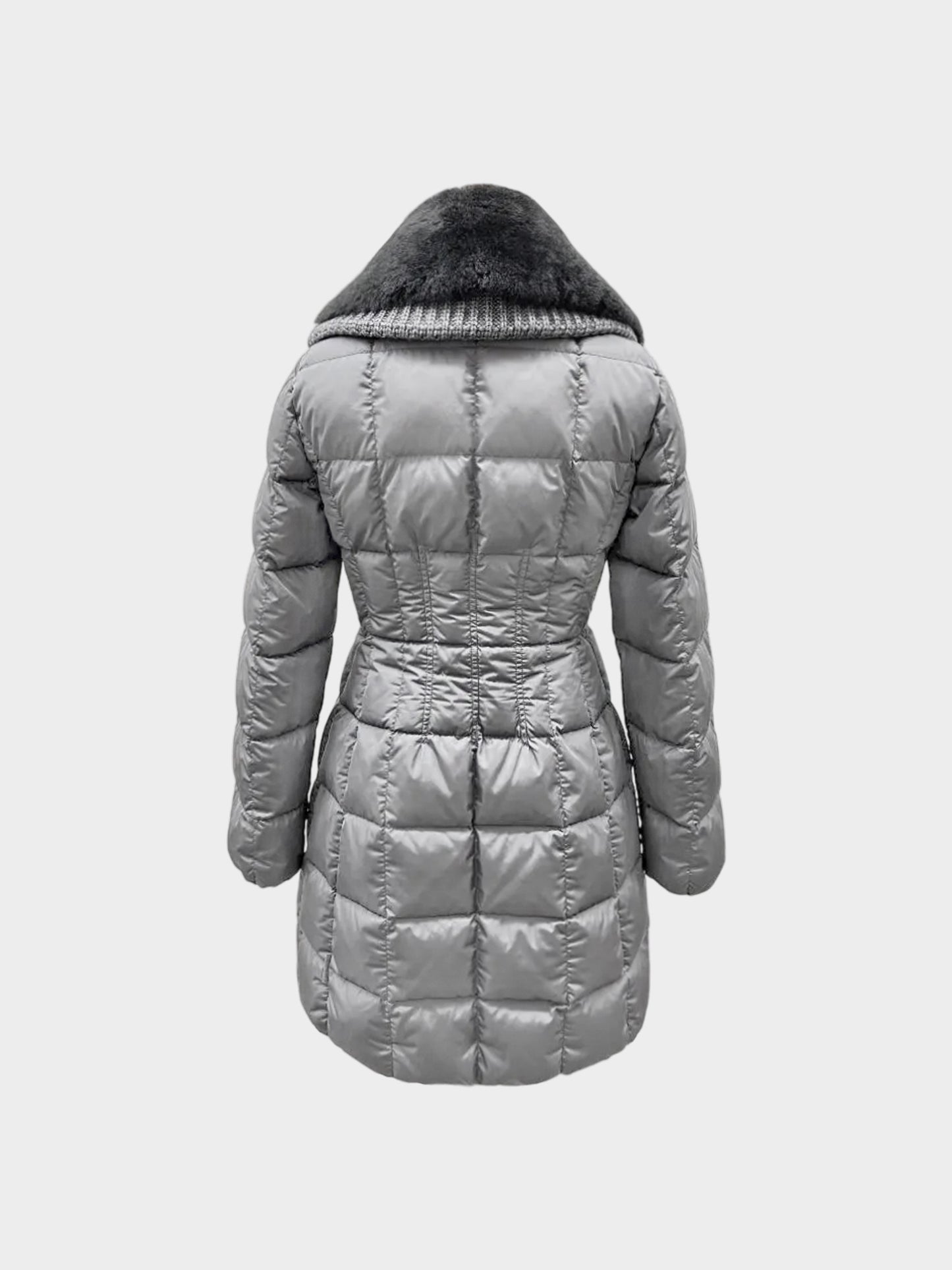 Moncler 2017 Grey Davidia Giubbotto Down Filled Coat